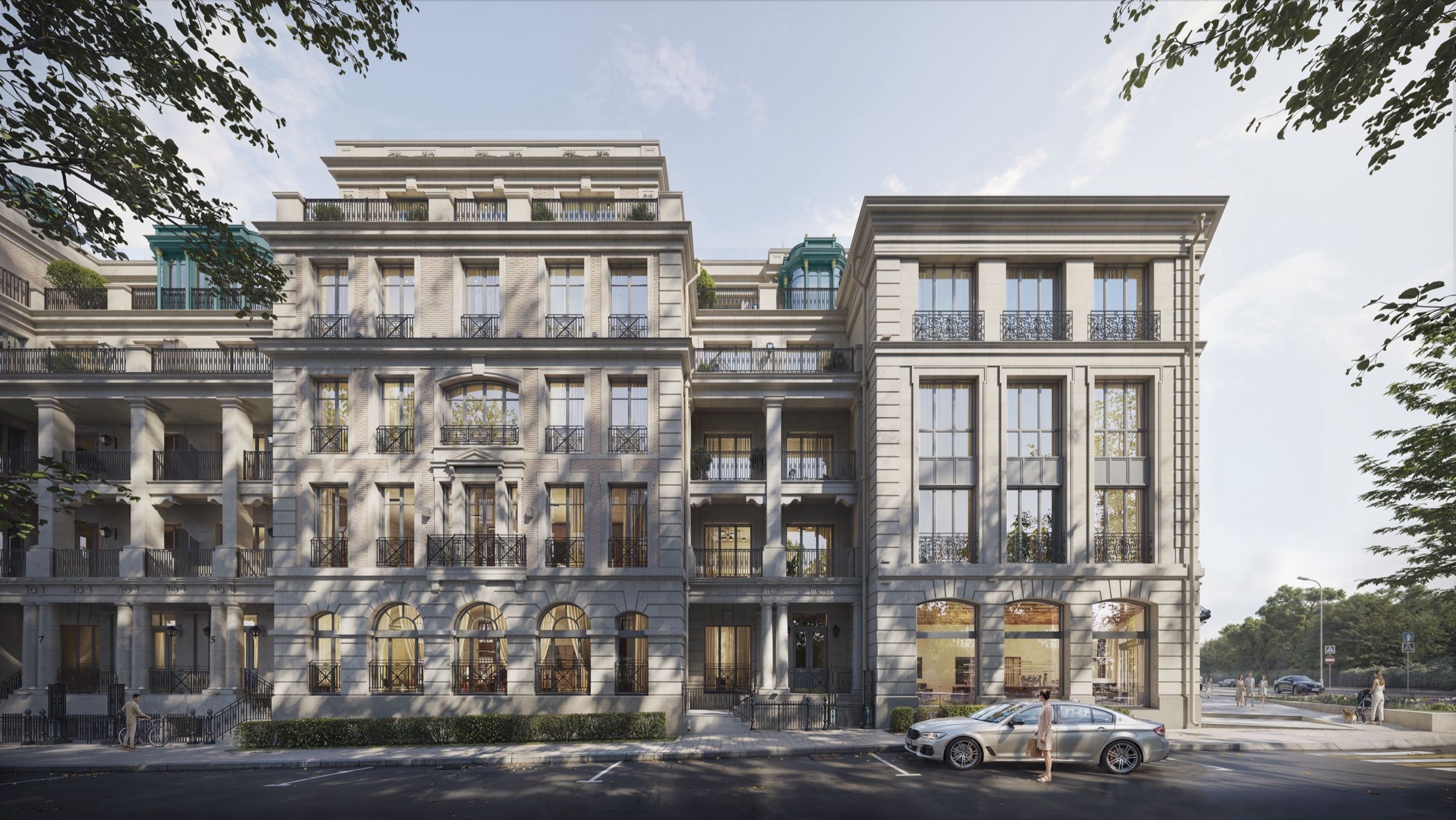 Classical Boutique Residence — architectural visualisation, frame 4