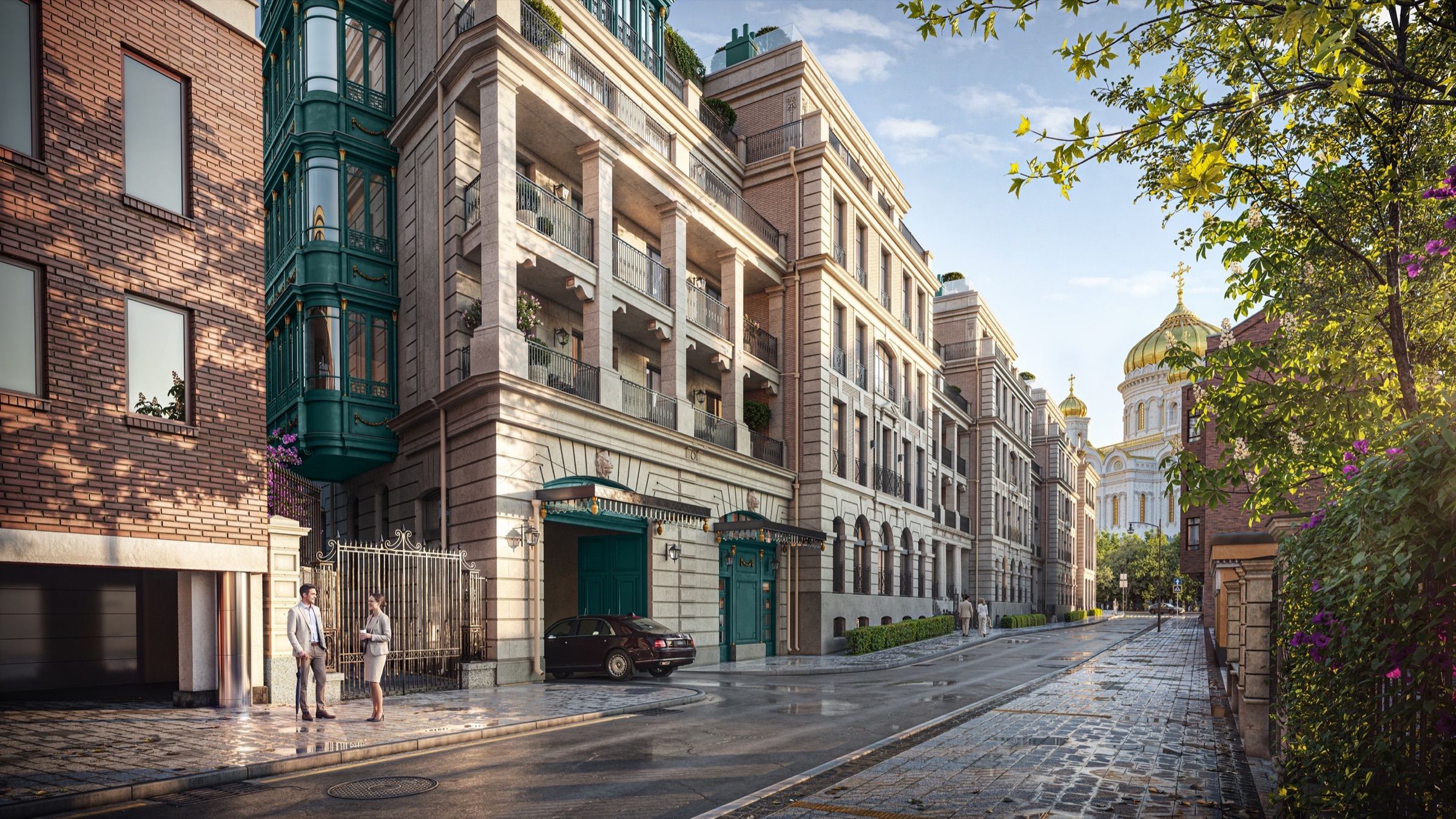 Classical Boutique Residence — architectural visualisation, frame 7