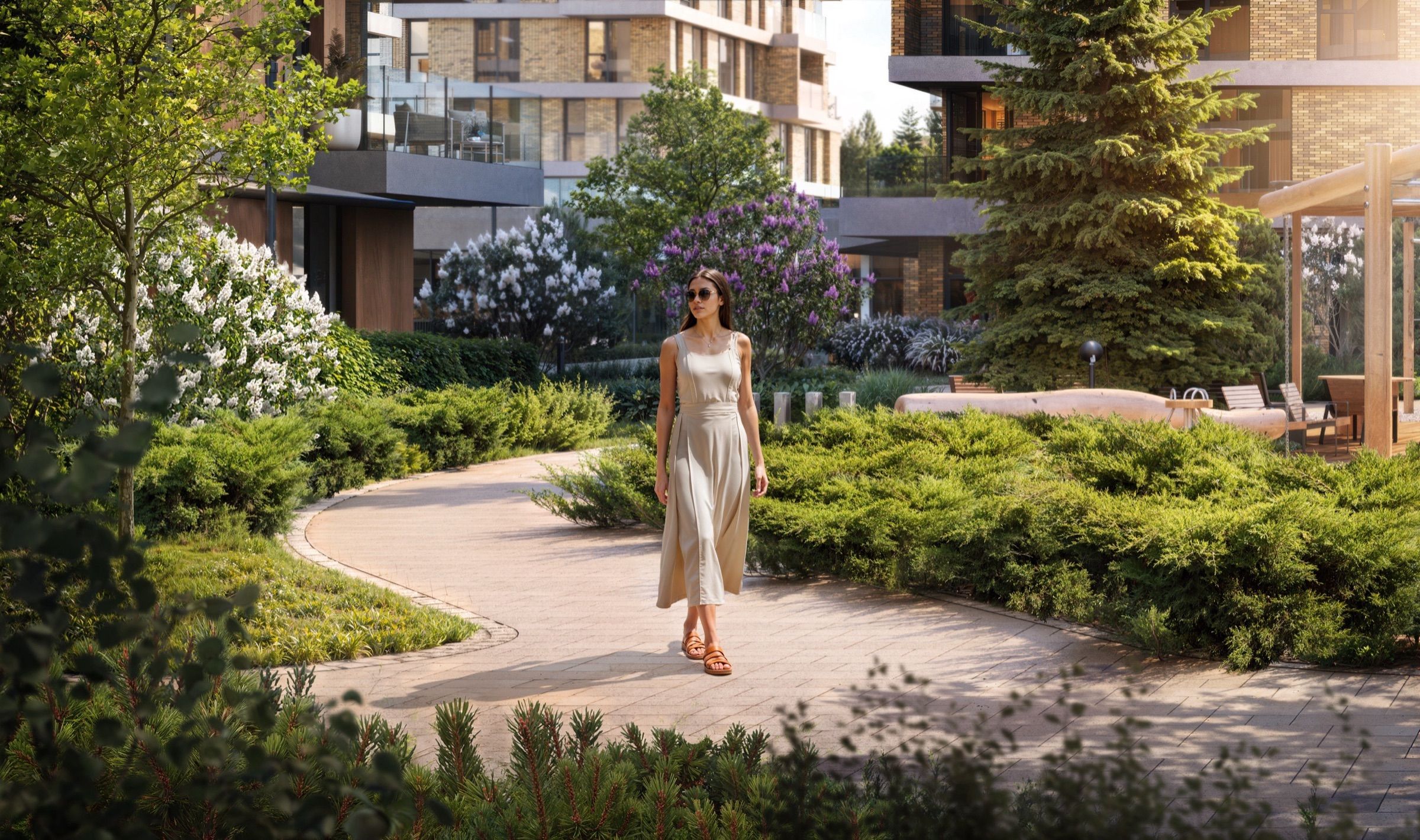 Forest-Edge Premium Residences — architectural visualisation, frame 4