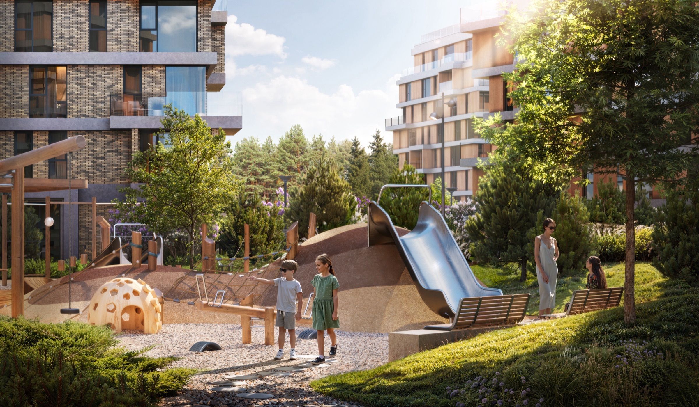 Forest-Edge Premium Residences — architectural visualisation, frame 5