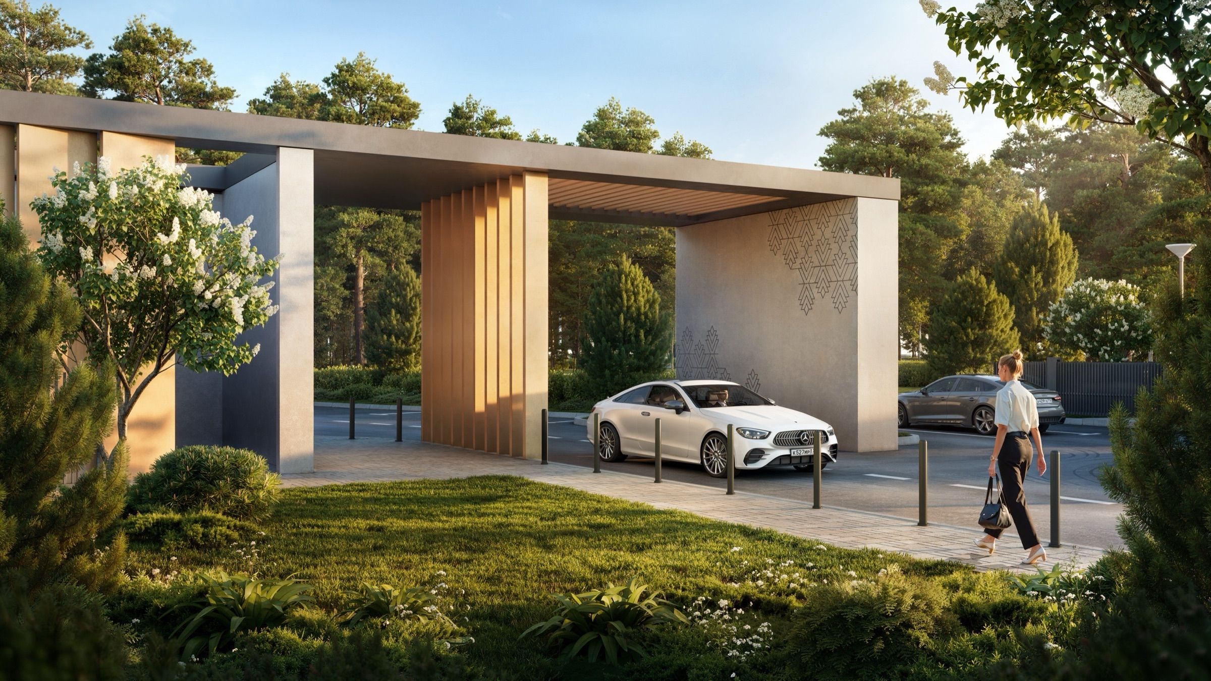 Forest-Edge Premium Residences — architectural visualisation, frame 15