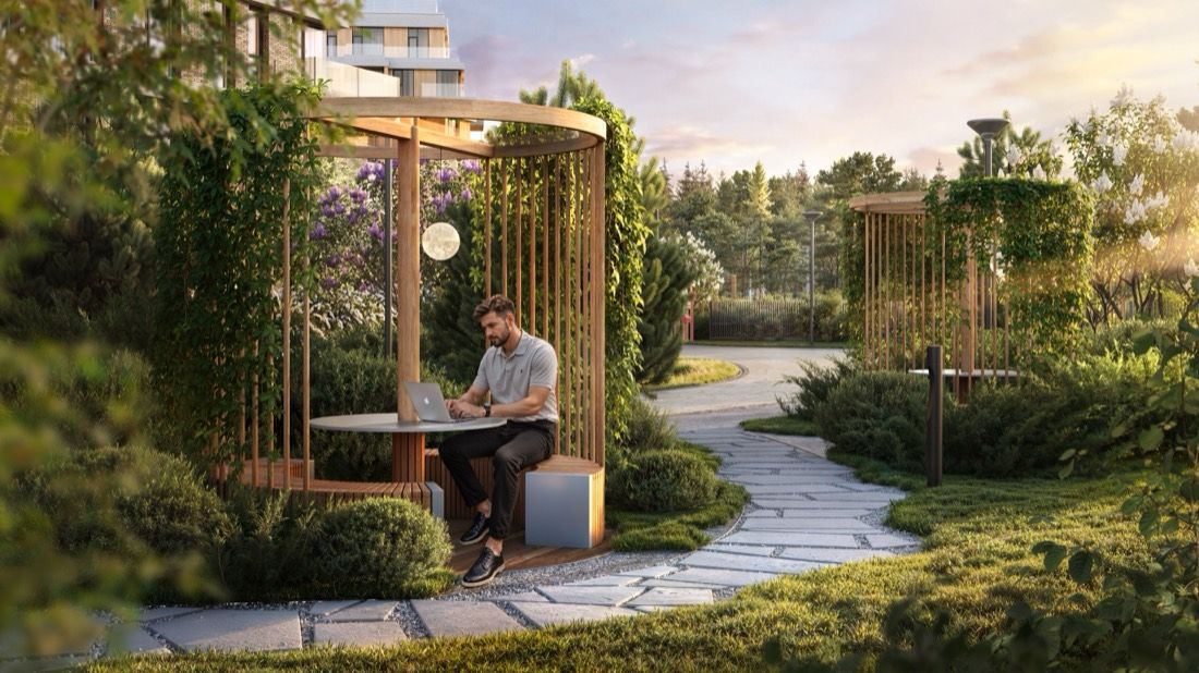 Forest-Edge Premium Residences — architectural visualisation by Photoreal3d