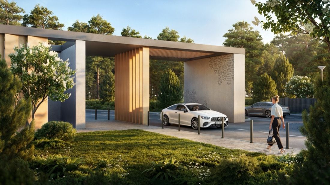 Forest-Edge Premium Residences — architectural visualisation by Photoreal3d