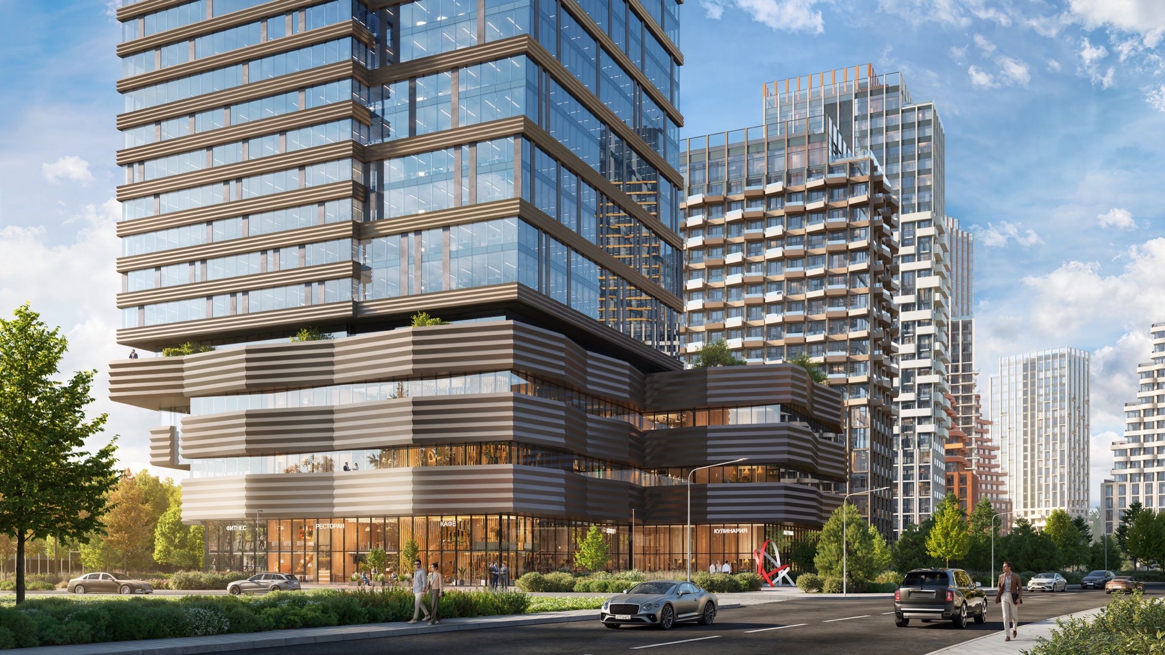 Park-Side Family Quarter — architectural visualisation, frame 14