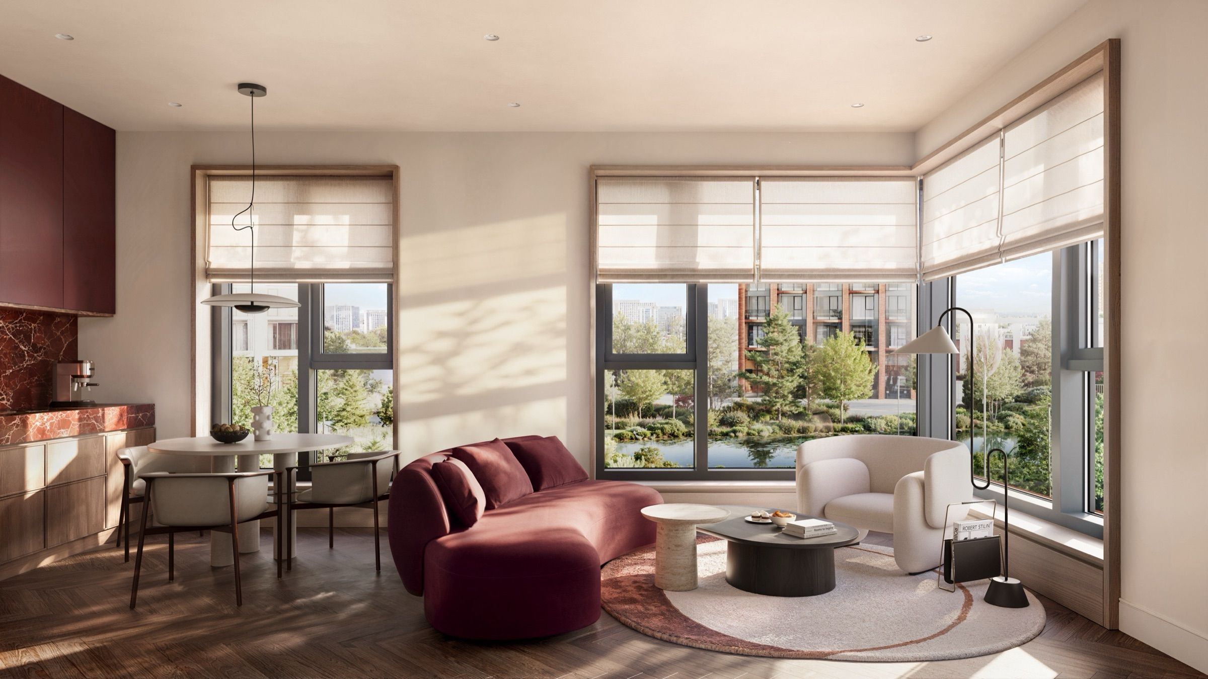 Park-Side Family Quarter — architectural visualisation, frame 16