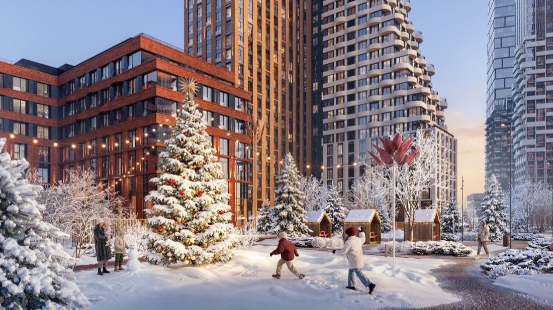 Park-Side Family Quarter — architectural visualisation by Photoreal3d