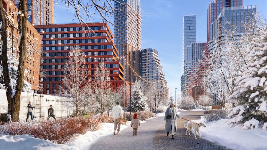 Park-Side Family Quarter — architectural visualisation by Photoreal3d