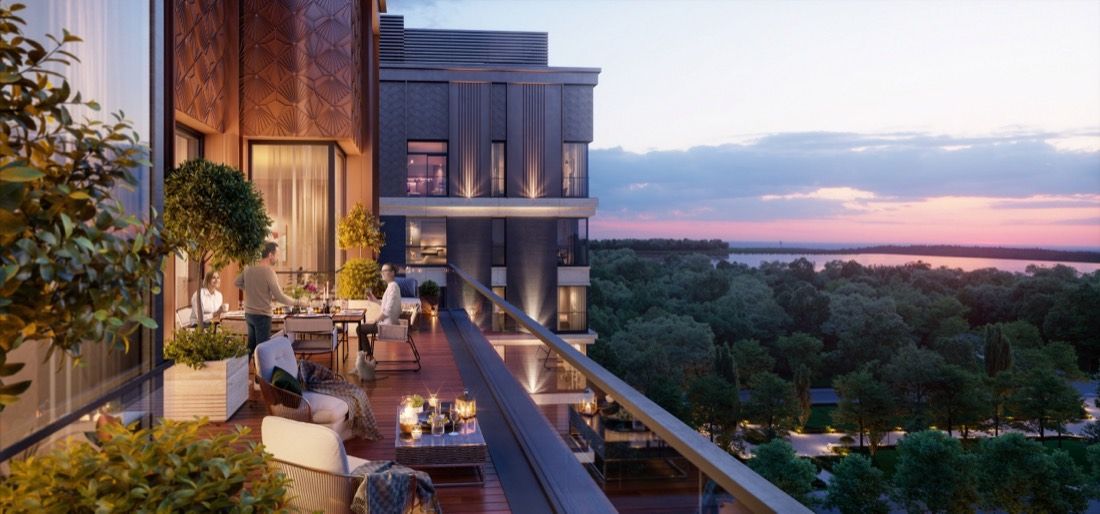 Peninsula Residential District — architectural visualisation by Photoreal3d