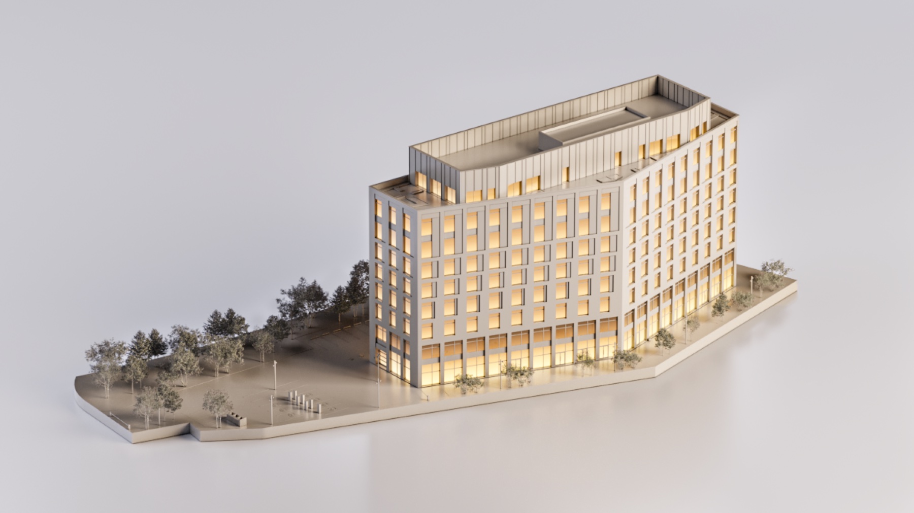 3D modelling — Photoreal3d project example, frame 1
