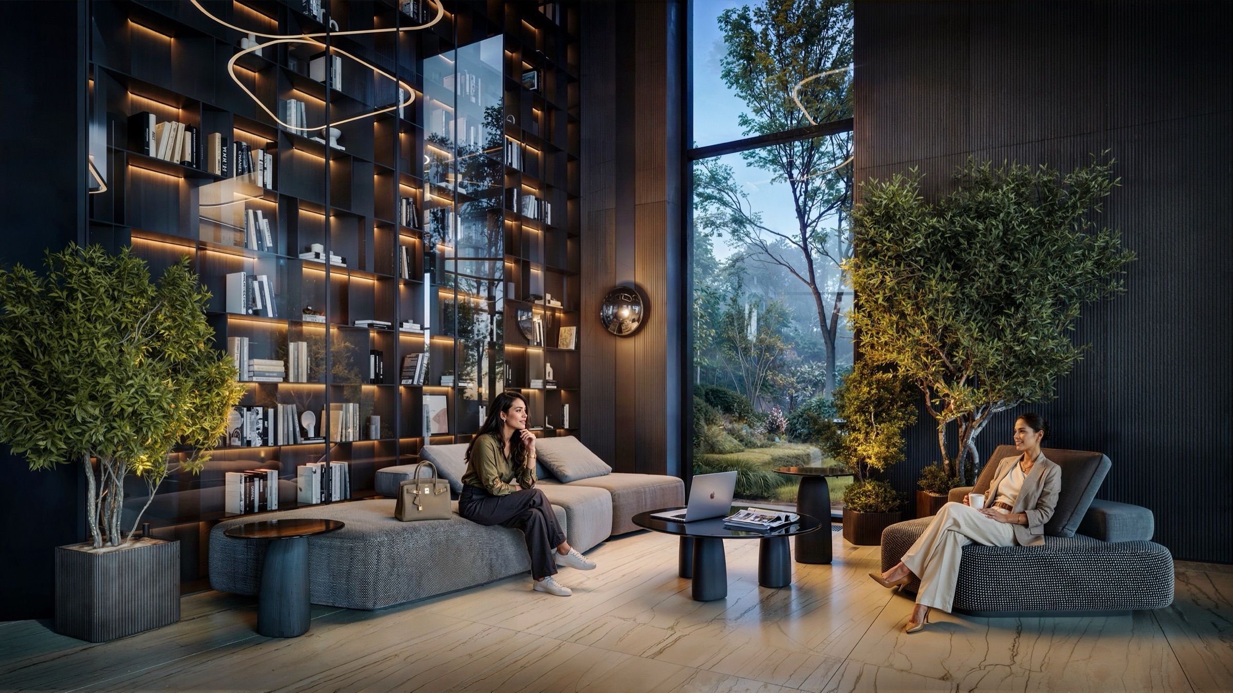 Residential Lobbies & Common Areas — architectural visualisation, frame 7