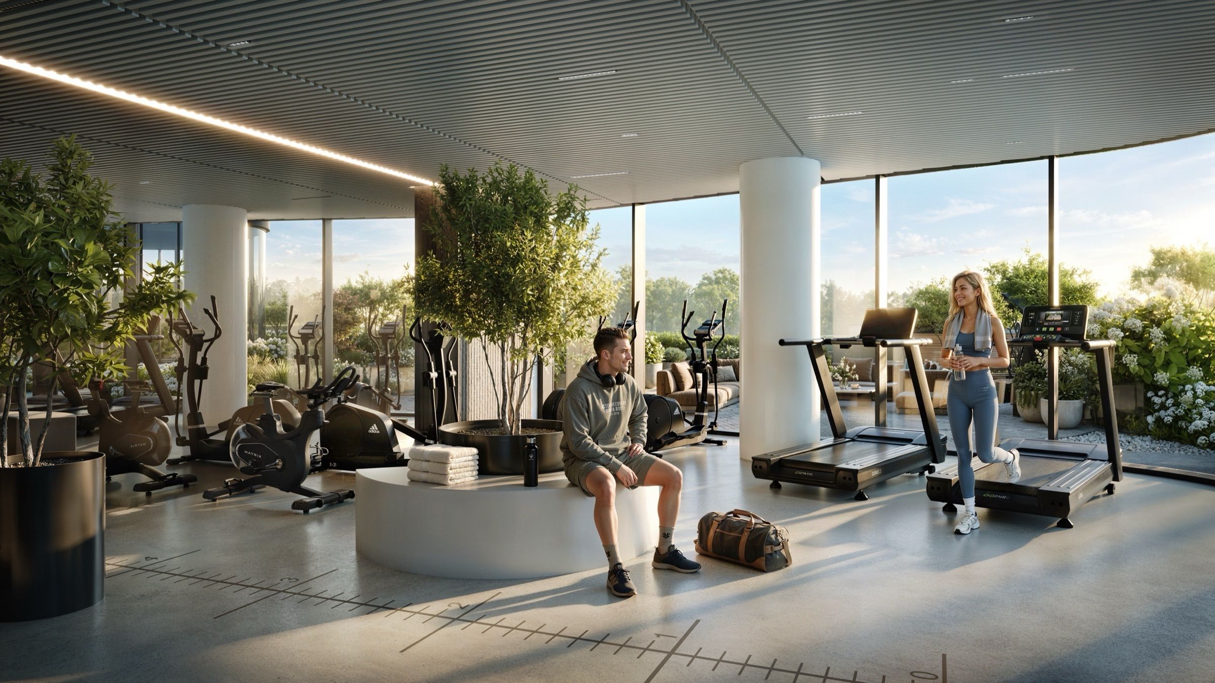Residential Lobbies & Common Areas — architectural visualisation, frame 17