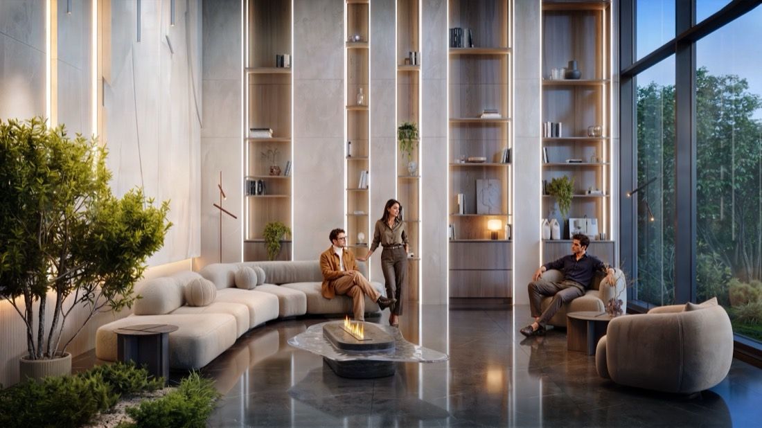 Residential lobbies and common areas — interior visualisation by Photoreal3d