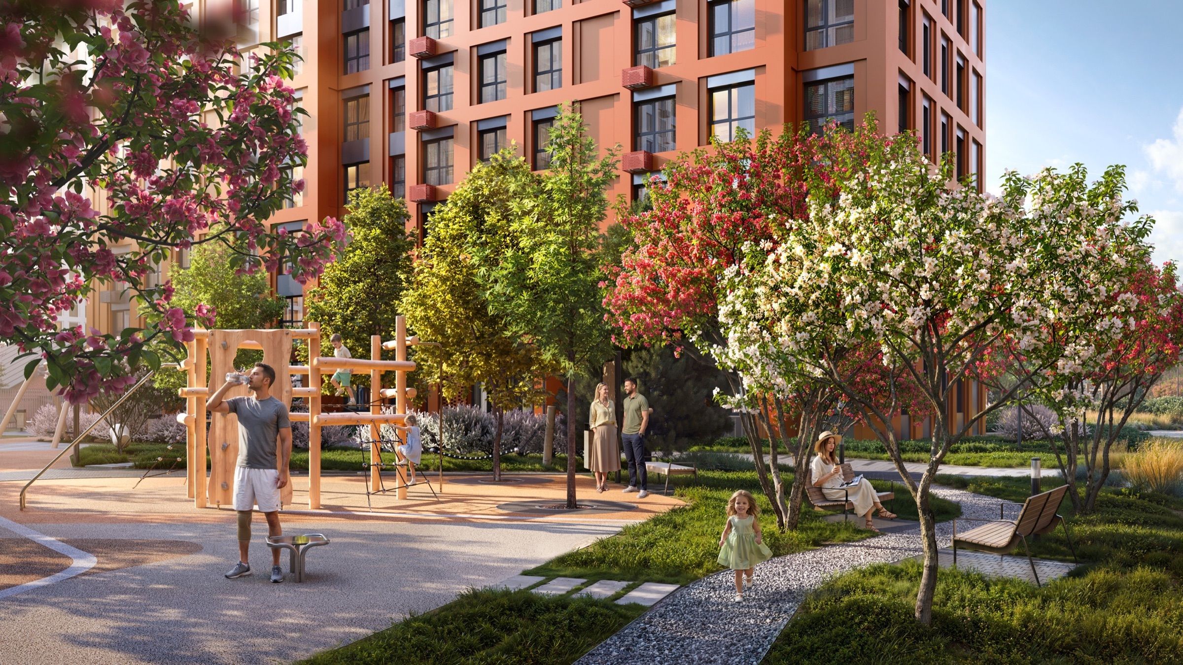 Riverfront Residential Complex — architectural visualisation, frame 9