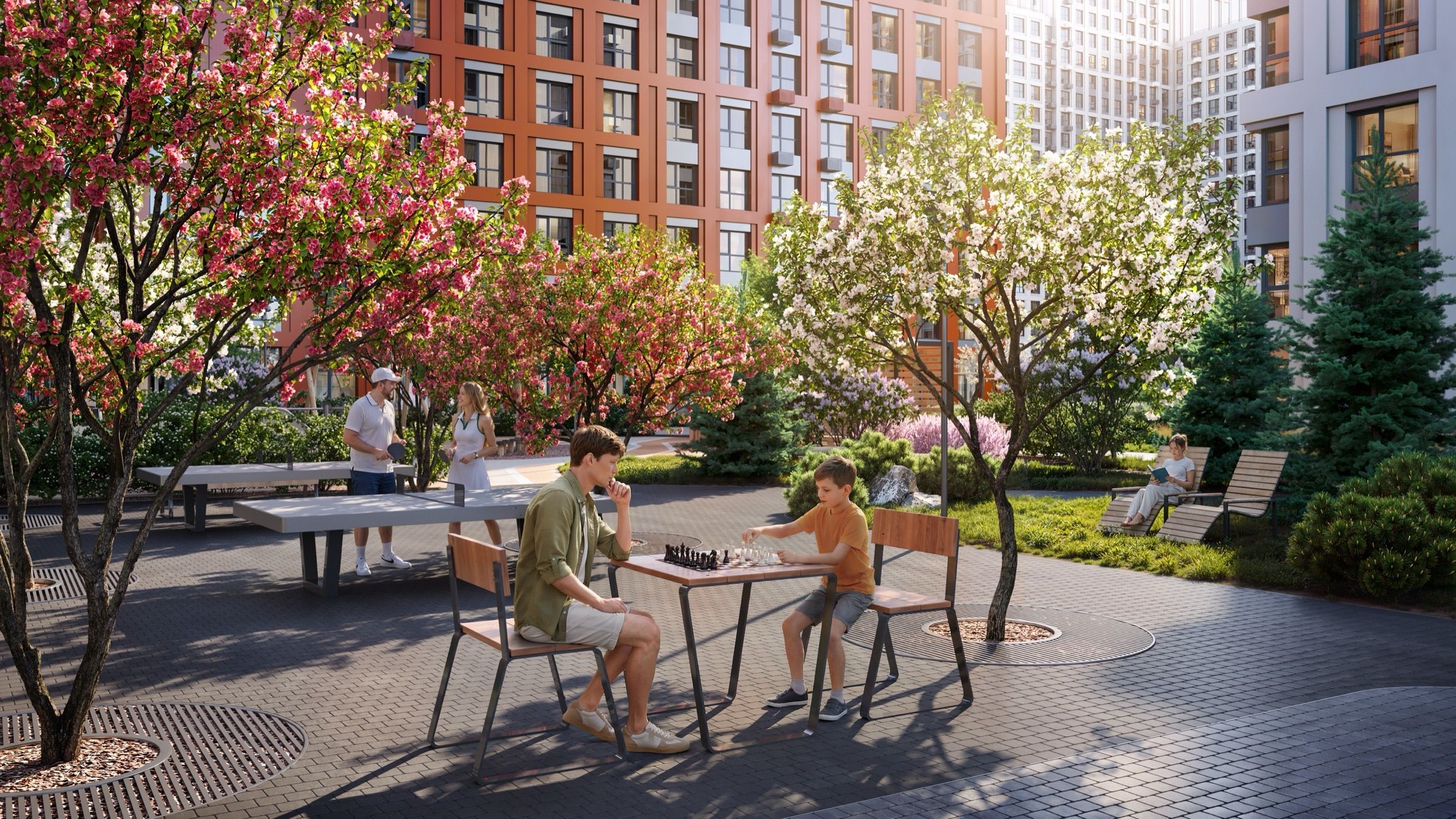 Riverfront Residential Complex — architectural visualisation, frame 11