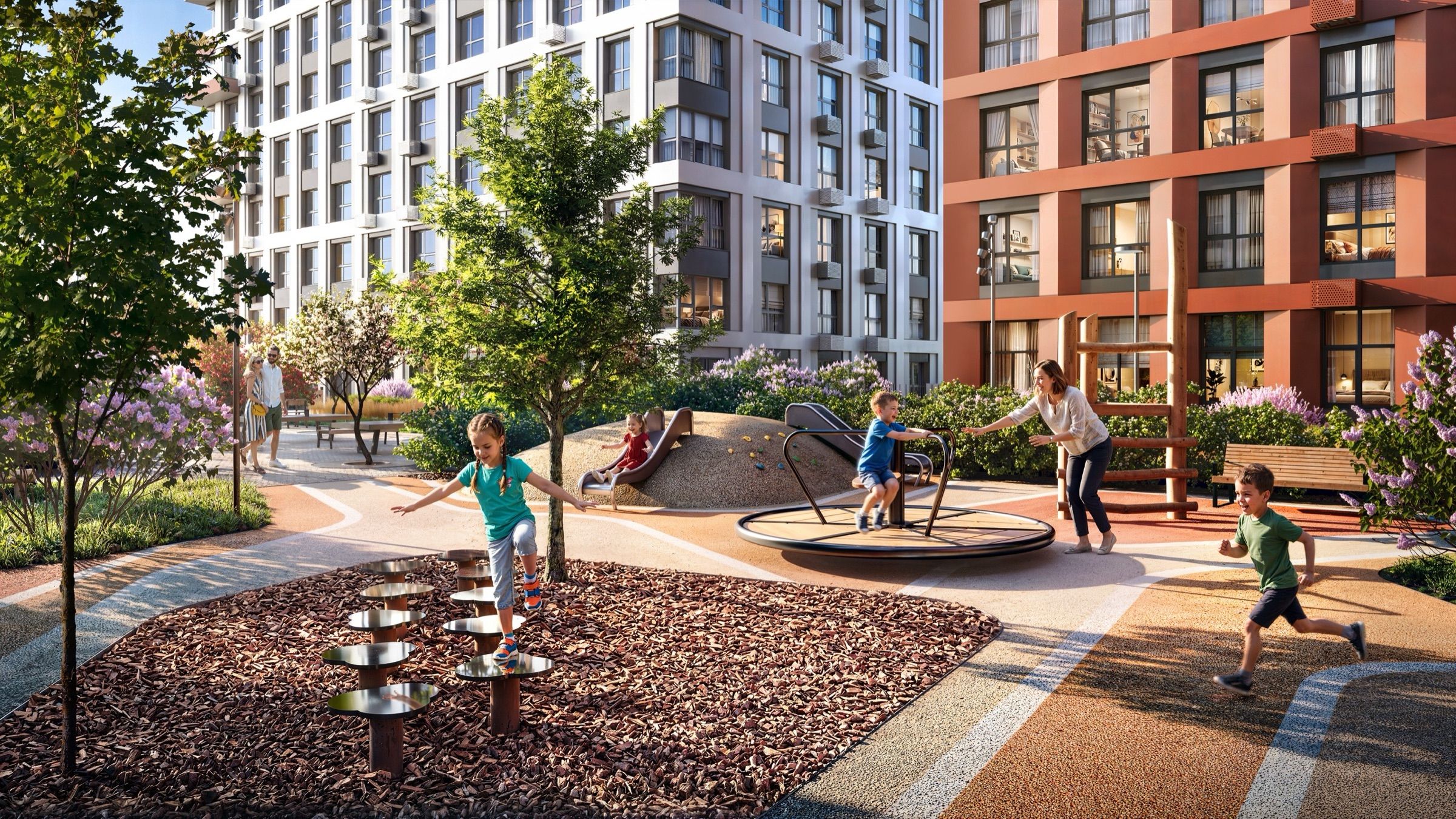 Riverfront Residential Complex — architectural visualisation, frame 13