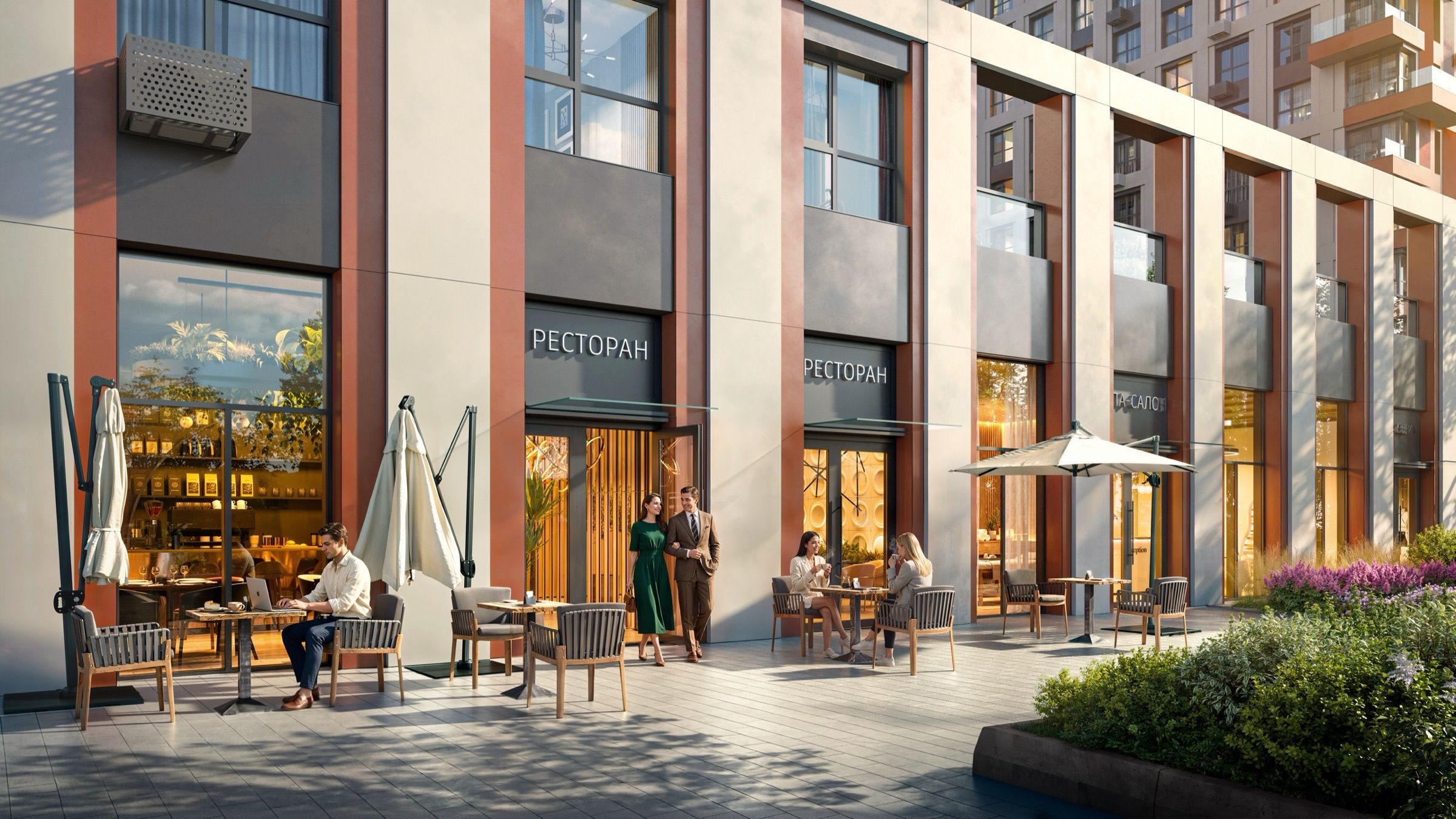 Riverfront Residential Complex — architectural visualisation, frame 17