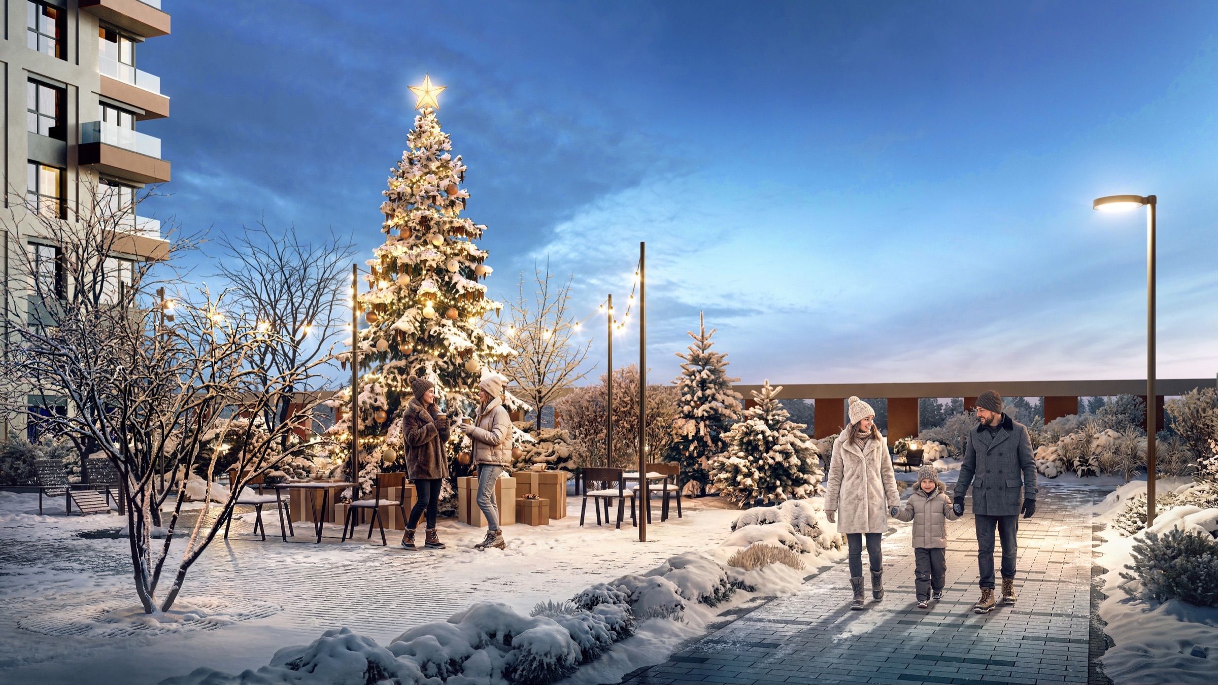 Riverfront Residential Complex — architectural visualisation, frame 23