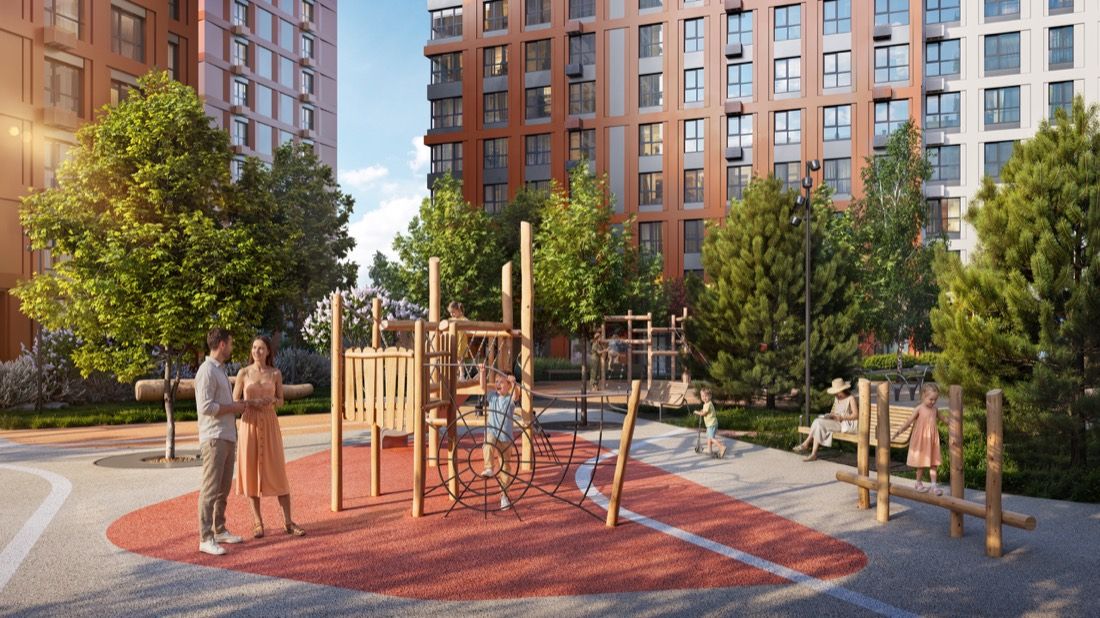 Riverfront Residential Complex — architectural visualisation by Photoreal3d