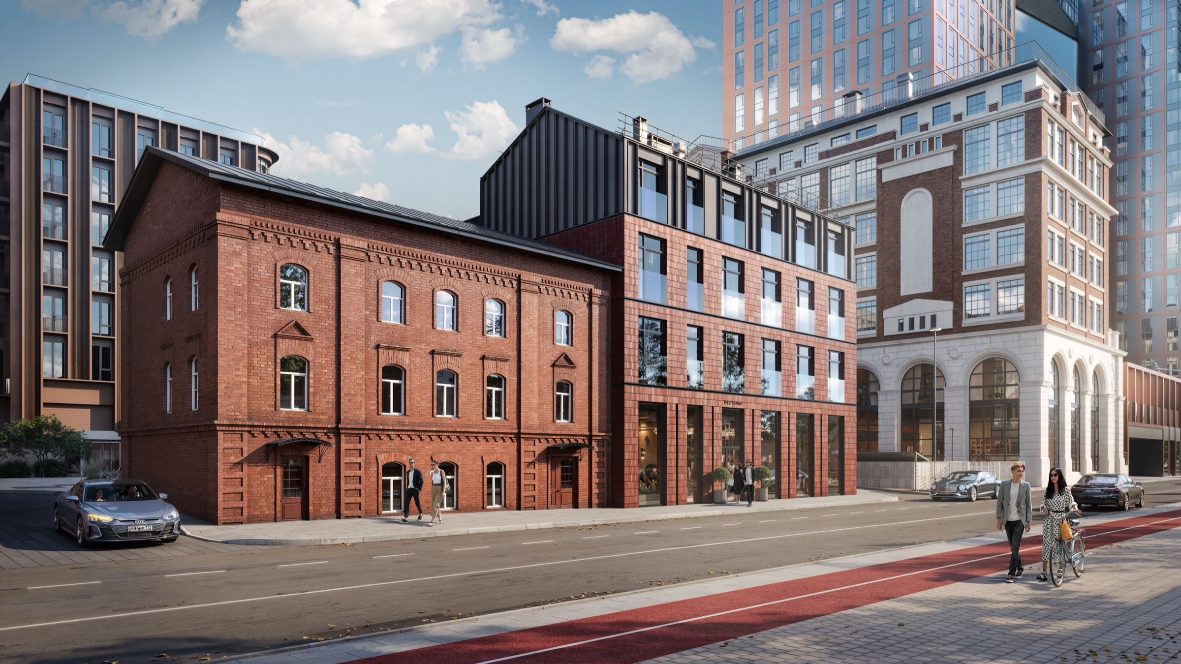 Riverfront Twin Towers — architectural visualisation, frame 5
