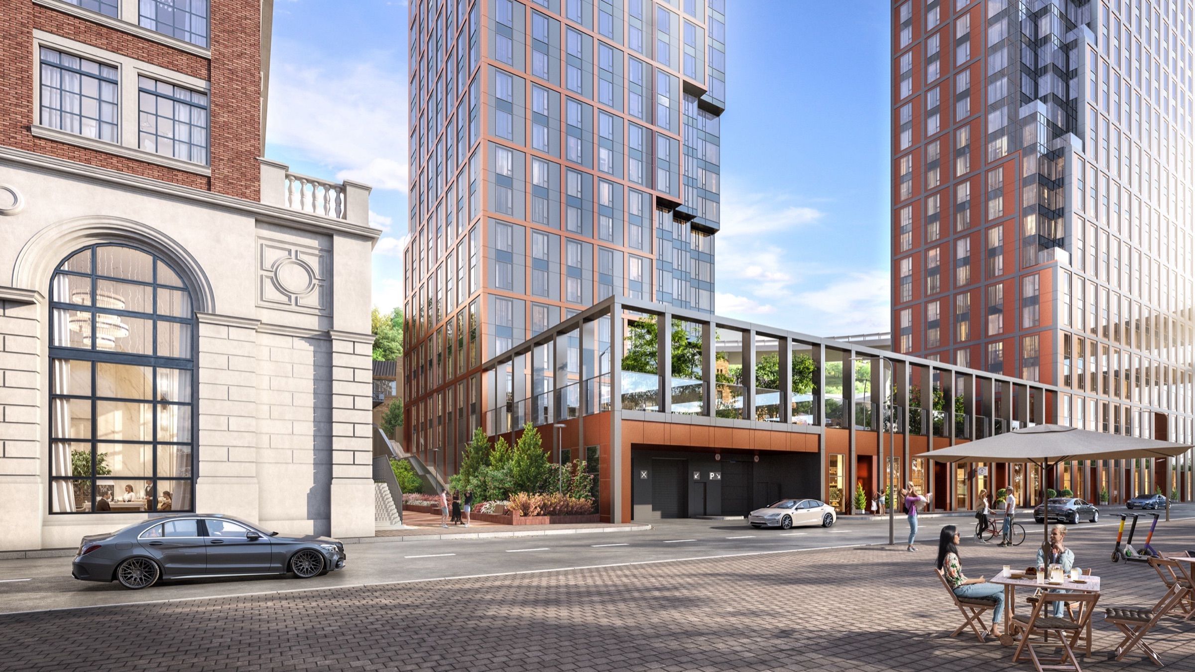 Riverfront Twin Towers — architectural visualisation, frame 7