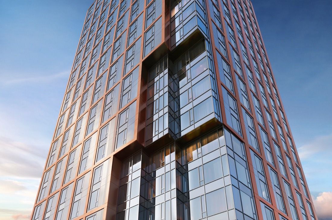 Riverfront Twin Towers — architectural visualisation by Photoreal3d