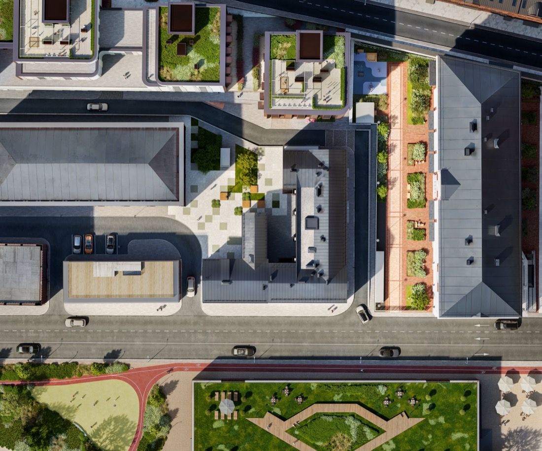 Riverfront Twin Towers — architectural visualisation by Photoreal3d