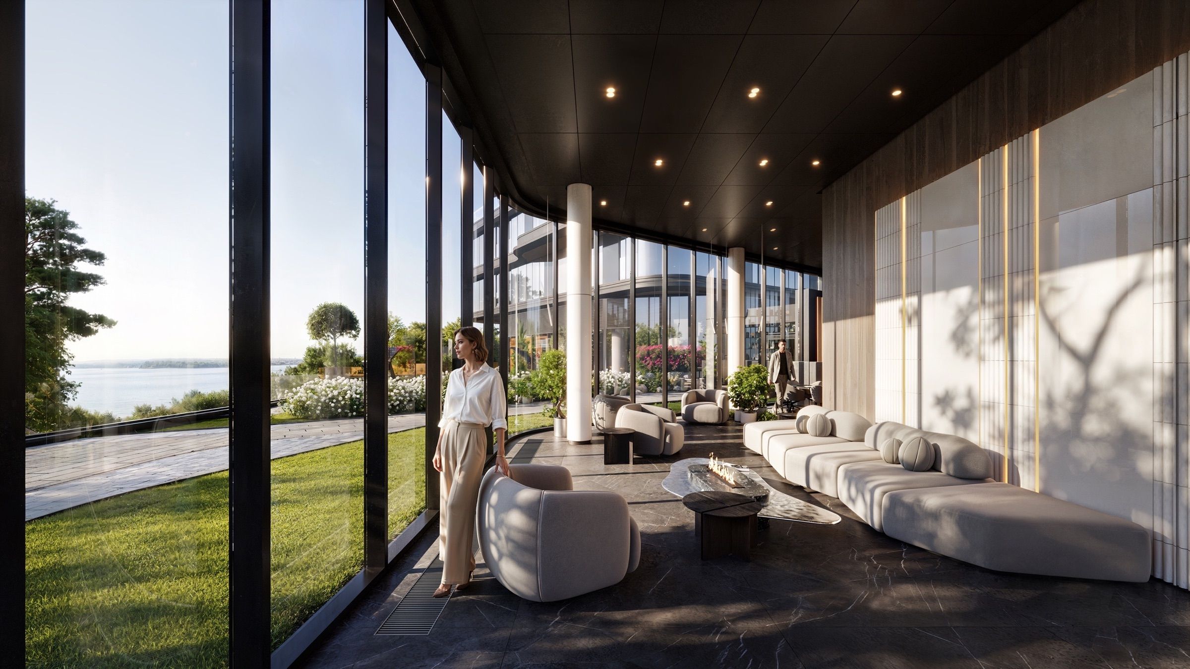 Riverside Residential Quarter — architectural visualisation, frame 26