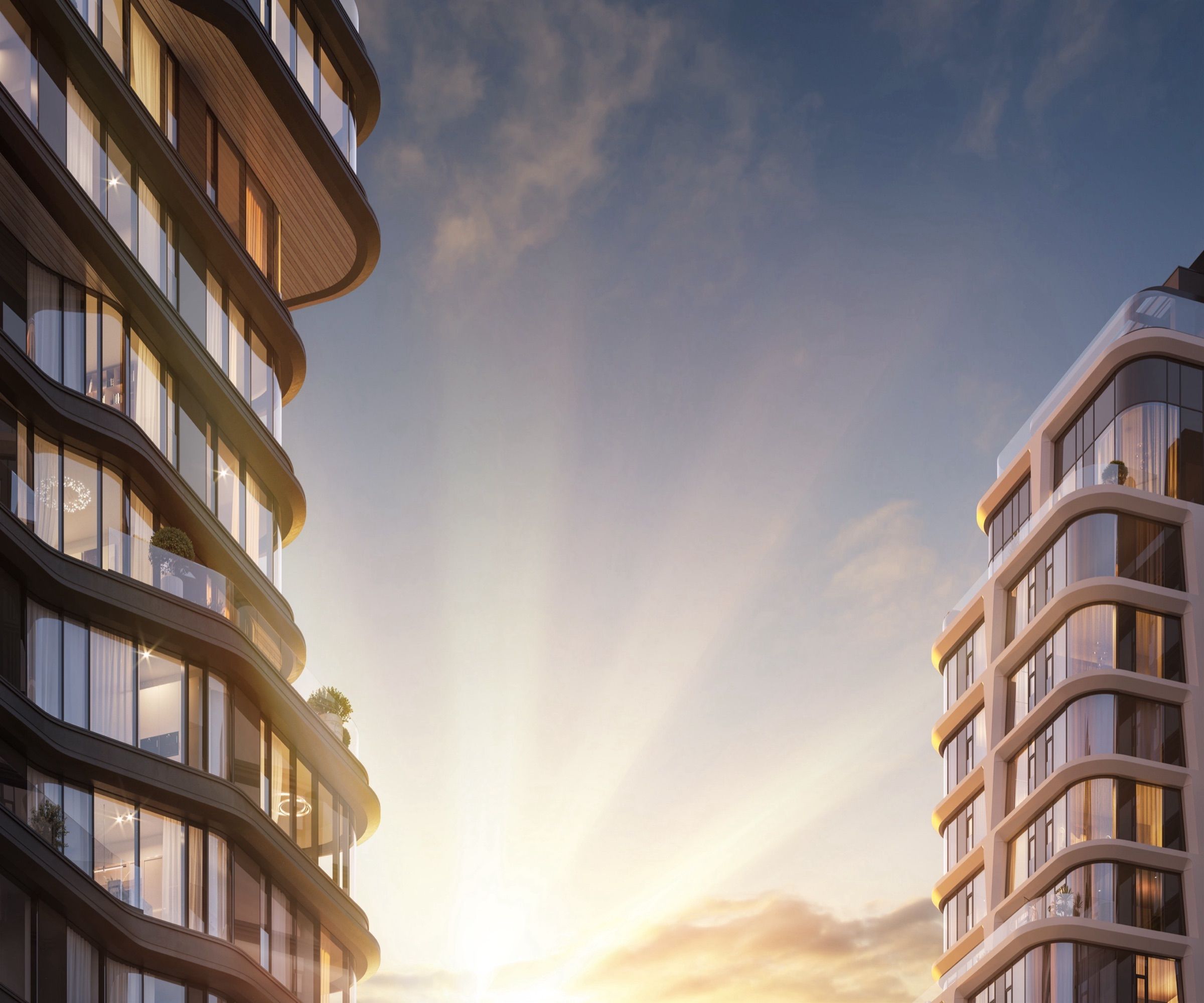 Riverside Residential Quarter — architectural visualisation, frame 28