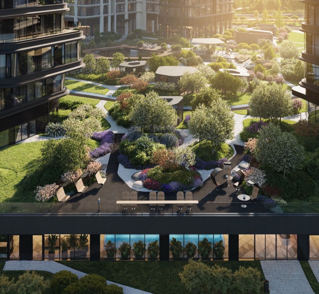 Riverside Residential Quarter — architectural visualisation by Photoreal3d