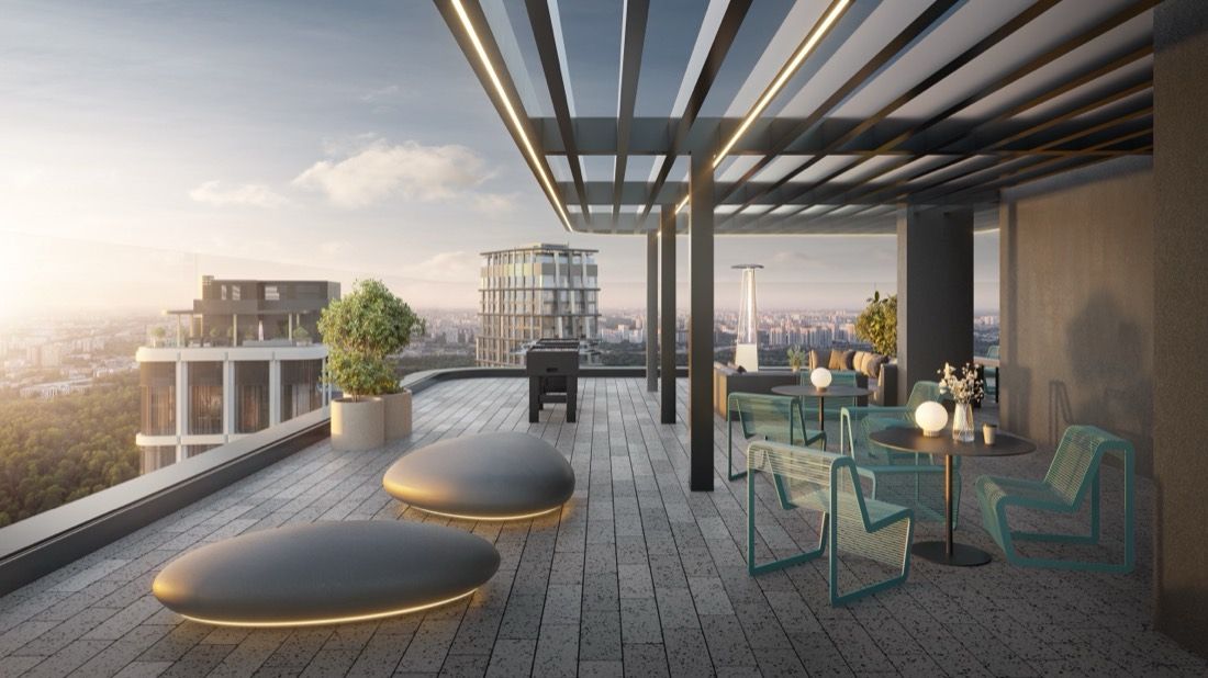 Riverside Residential Quarter — architectural visualisation by Photoreal3d