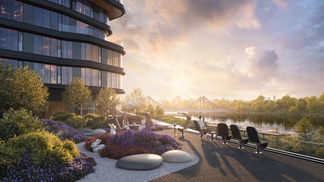 Riverside Residential Quarter — architectural visualisation by Photoreal3d