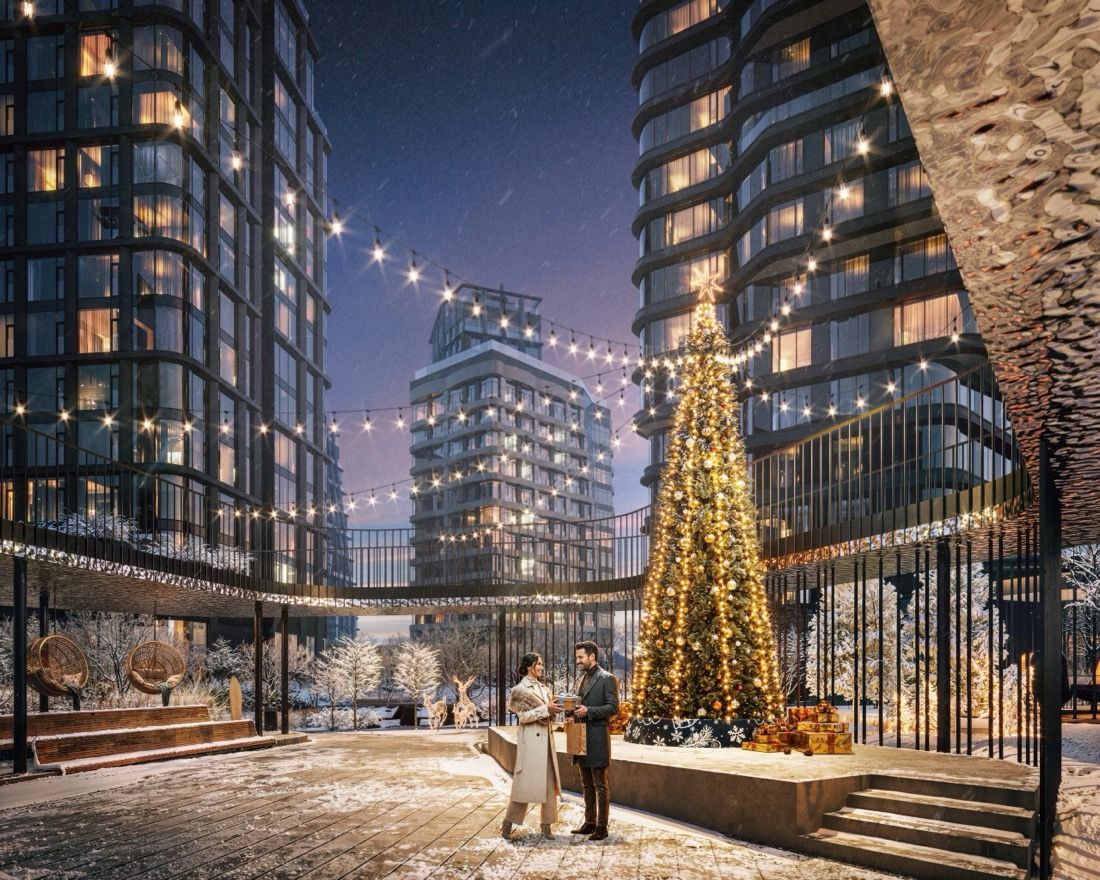 Riverside Residential Quarter — architectural visualisation by Photoreal3d