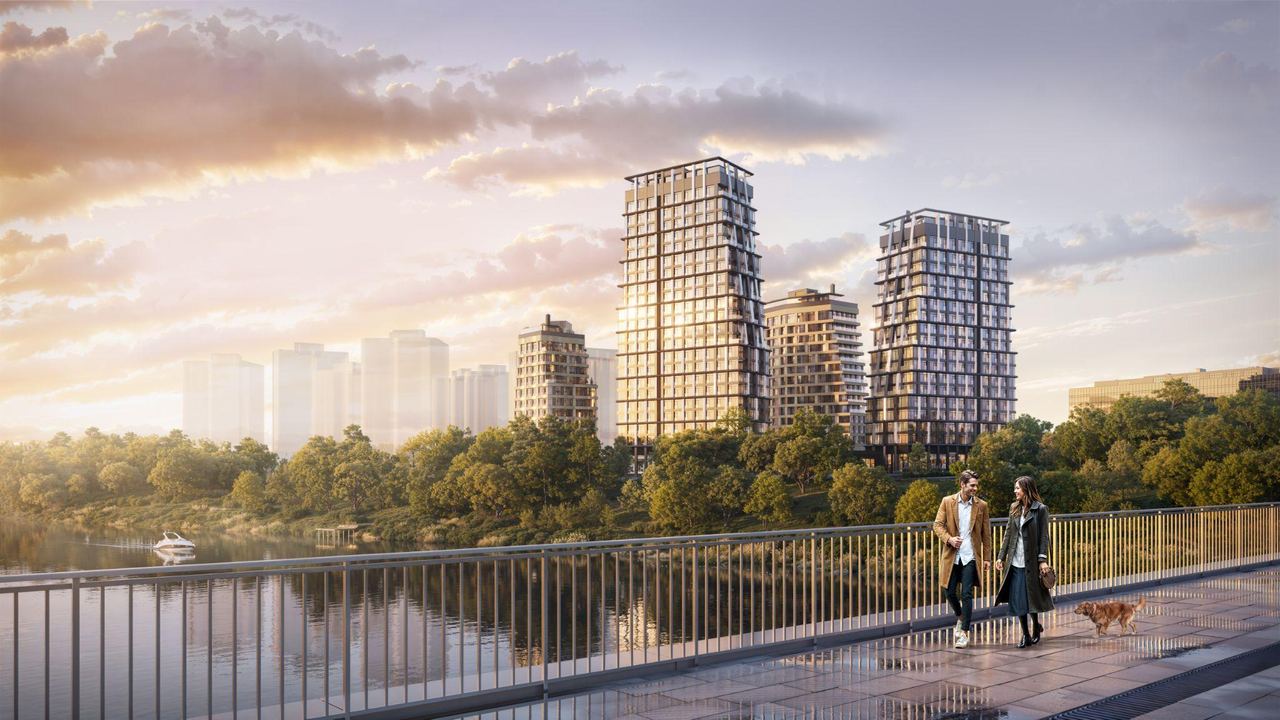 Peninsula Residential District — architectural visualisation by Photoreal3d