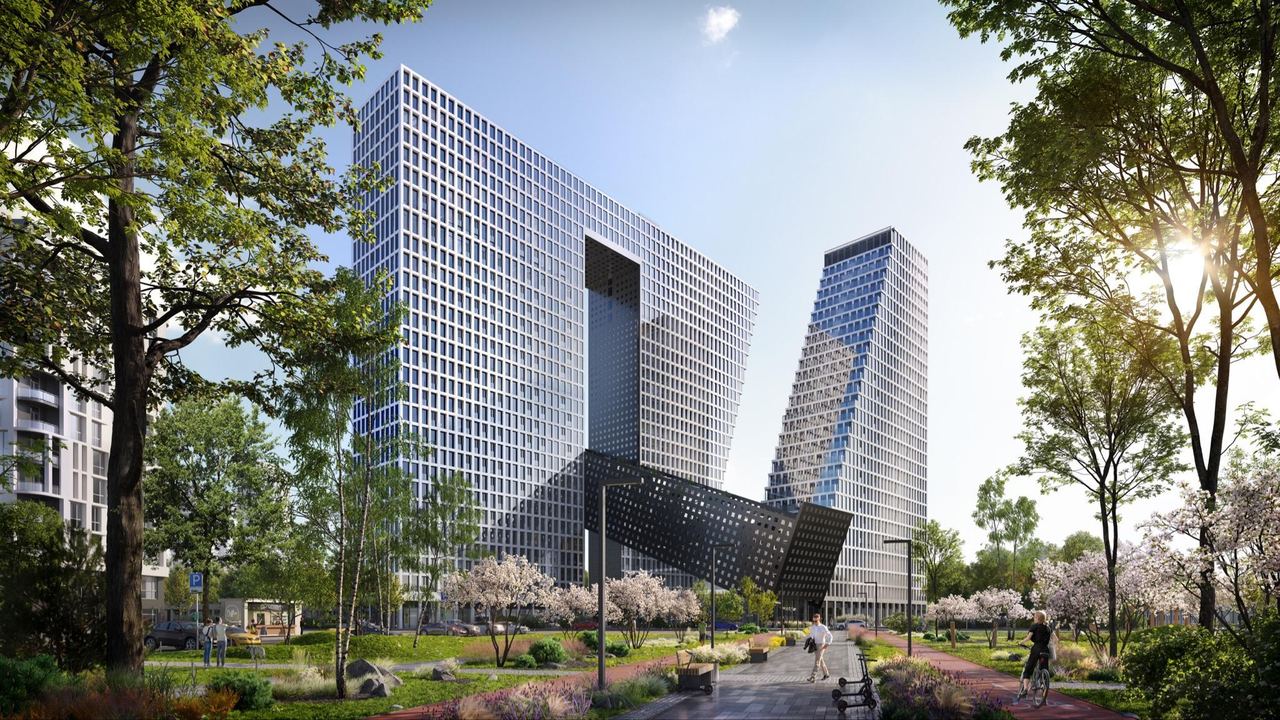 Residential tower — architectural visualisation by Photoreal3d