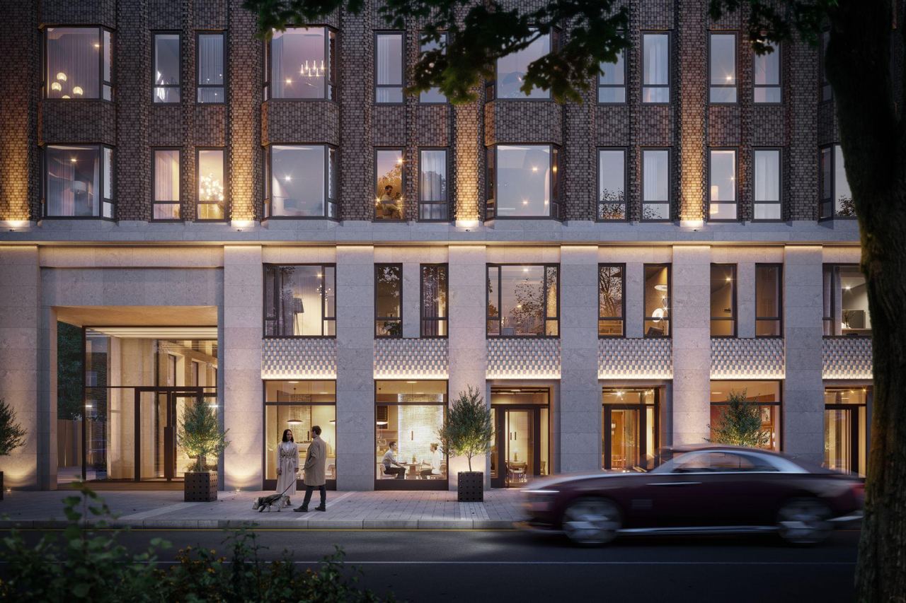 City residential quarter — architectural visualisation by Photoreal3d