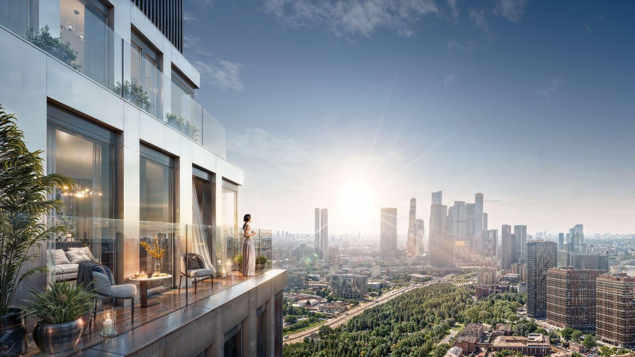 Residential tower — architectural visualisation by Photoreal3d
