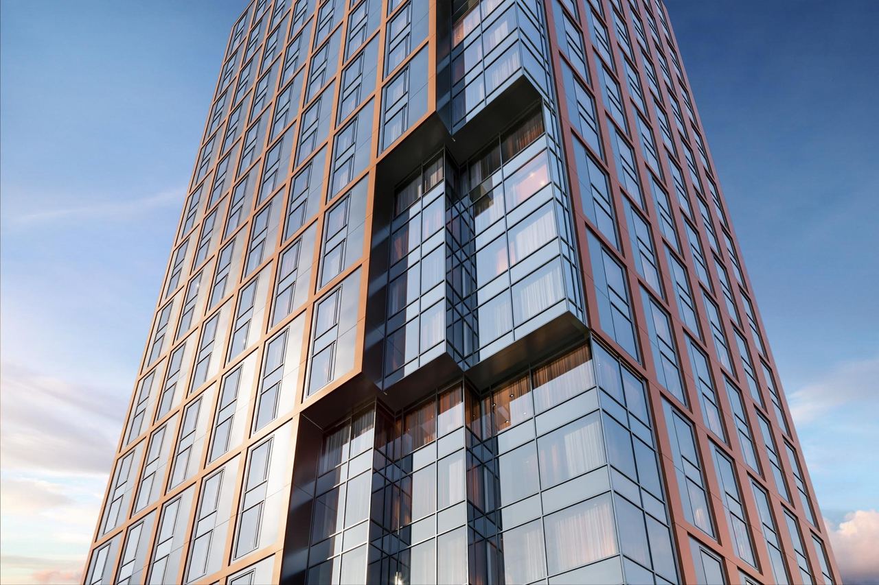 Riverfront Twin Towers — architectural visualisation by Photoreal3d