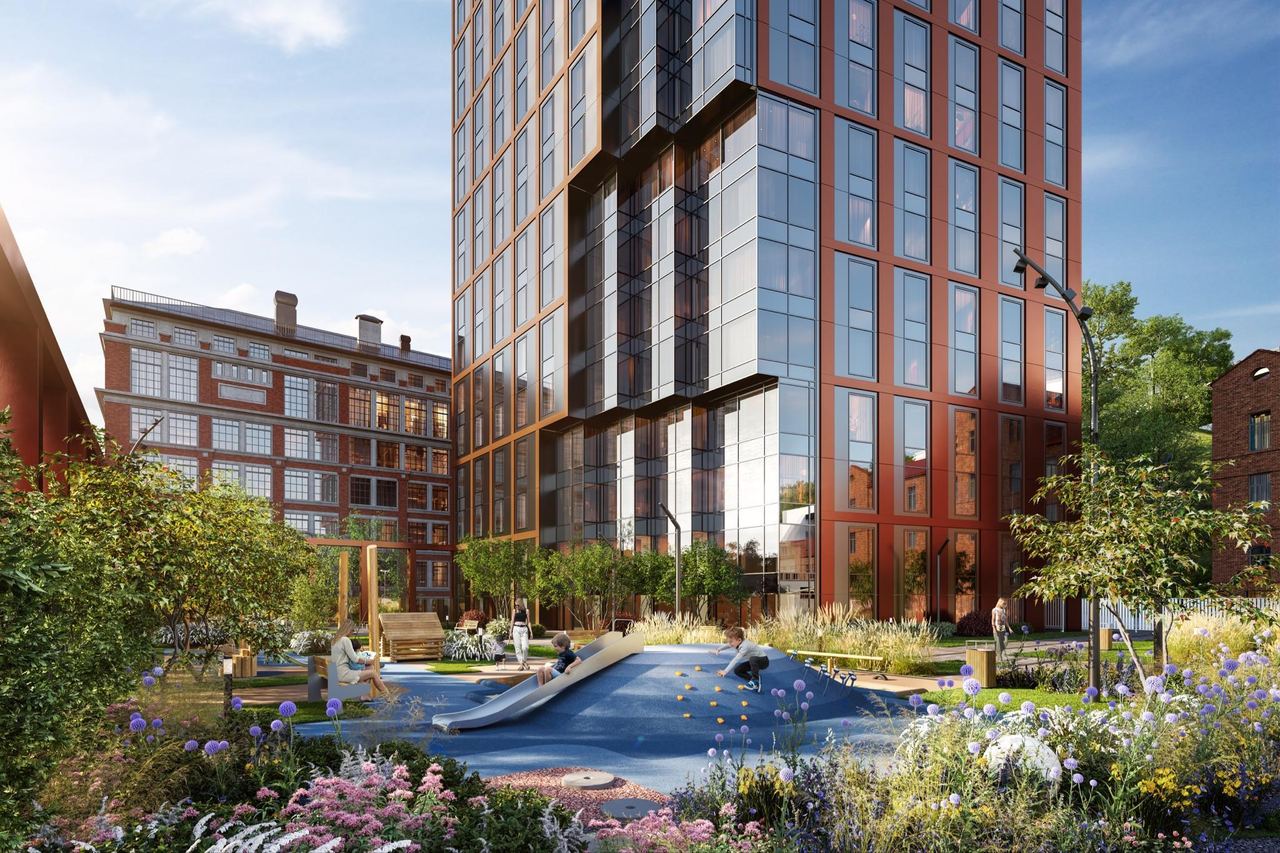 Riverfront Twin Towers — architectural visualisation by Photoreal3d