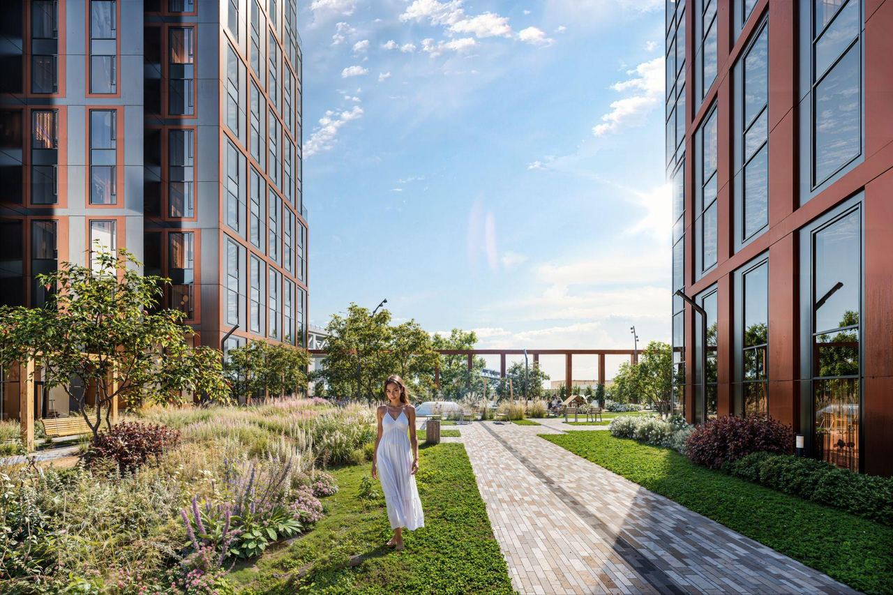 Riverfront Twin Towers — architectural visualisation by Photoreal3d