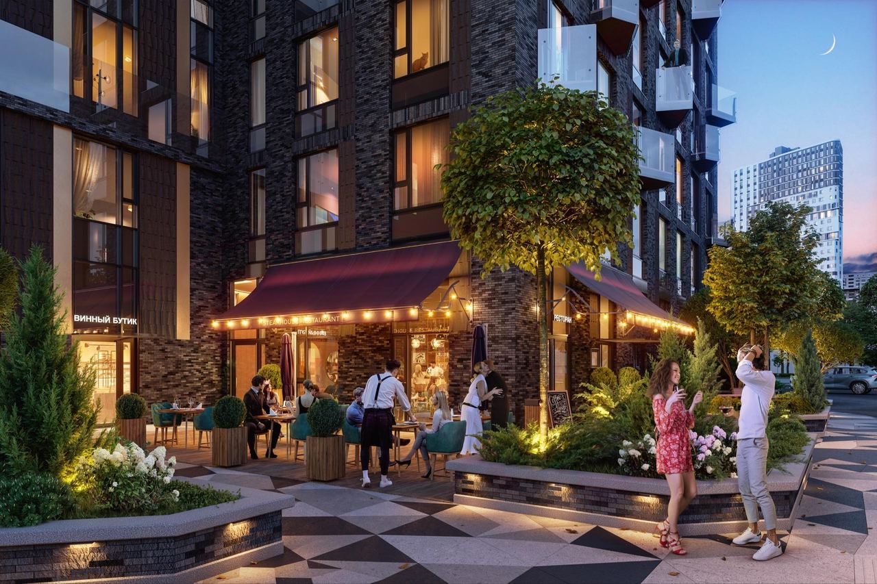 Residential complex — architectural visualisation by Photoreal3d