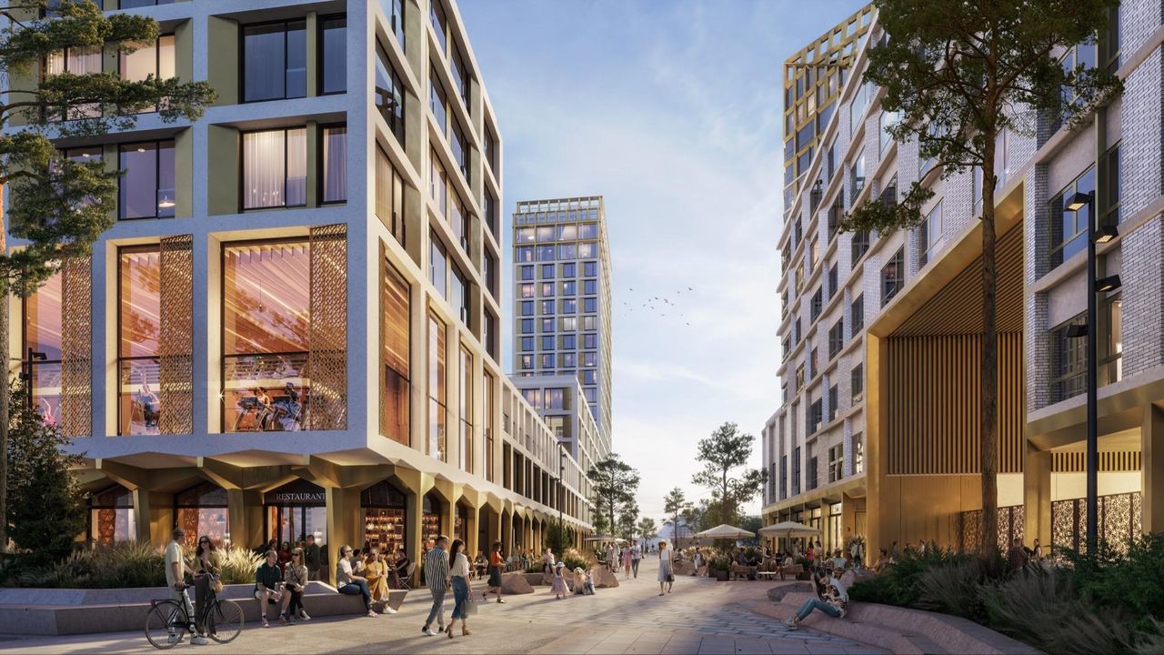 City residential complex — architectural visualisation by Photoreal3d