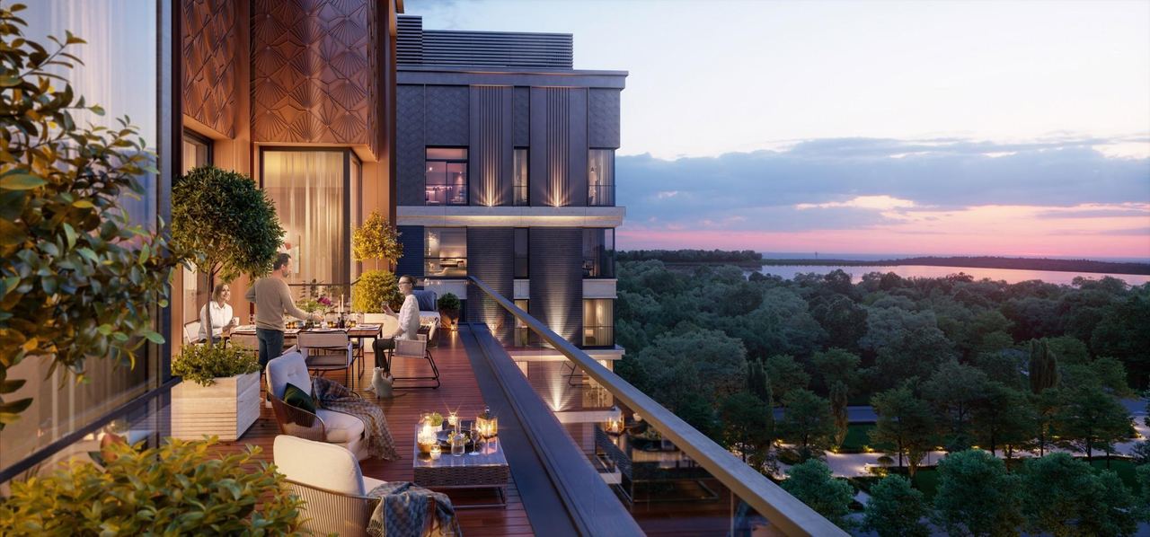 Peninsula Residential District — architectural visualisation by Photoreal3d