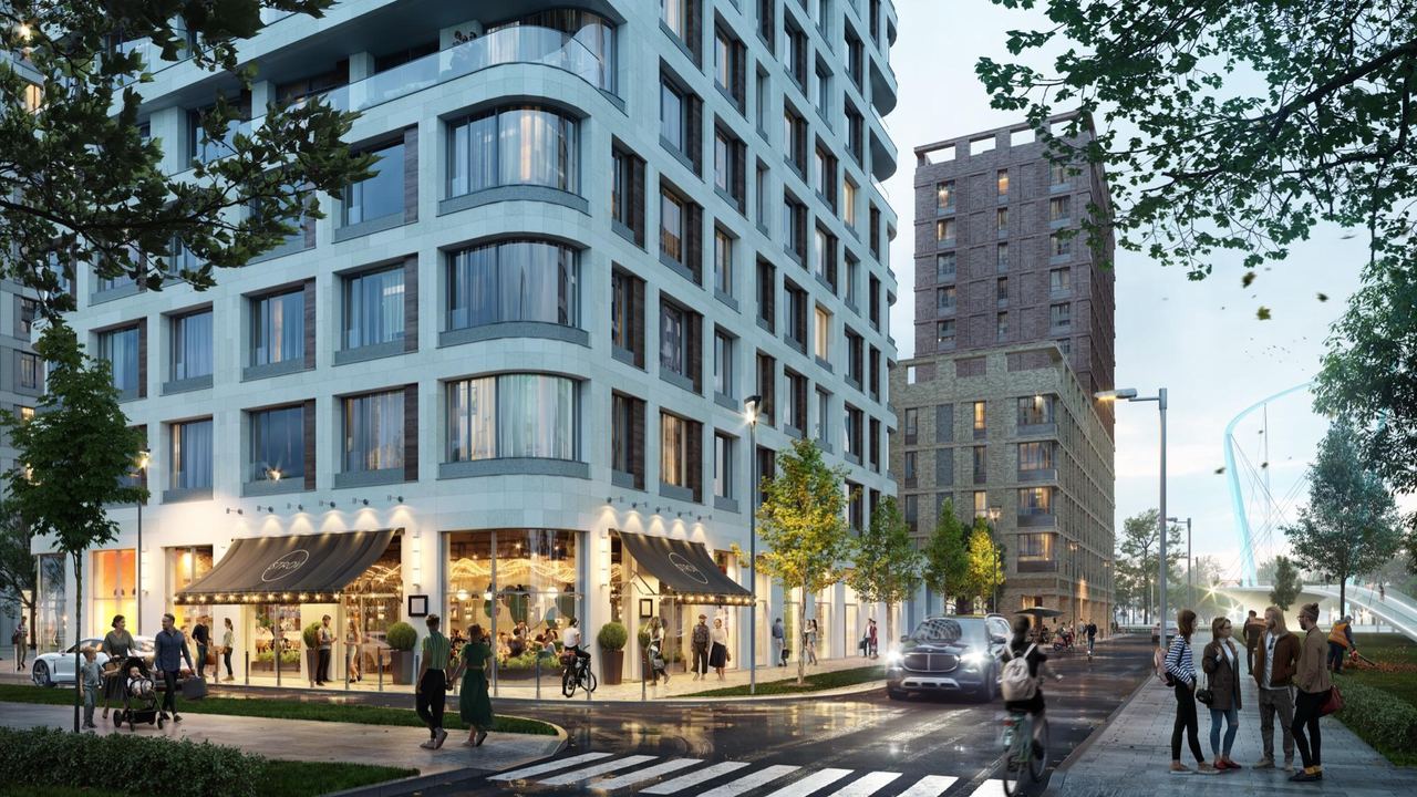 Peninsula Residential District — architectural visualisation by Photoreal3d