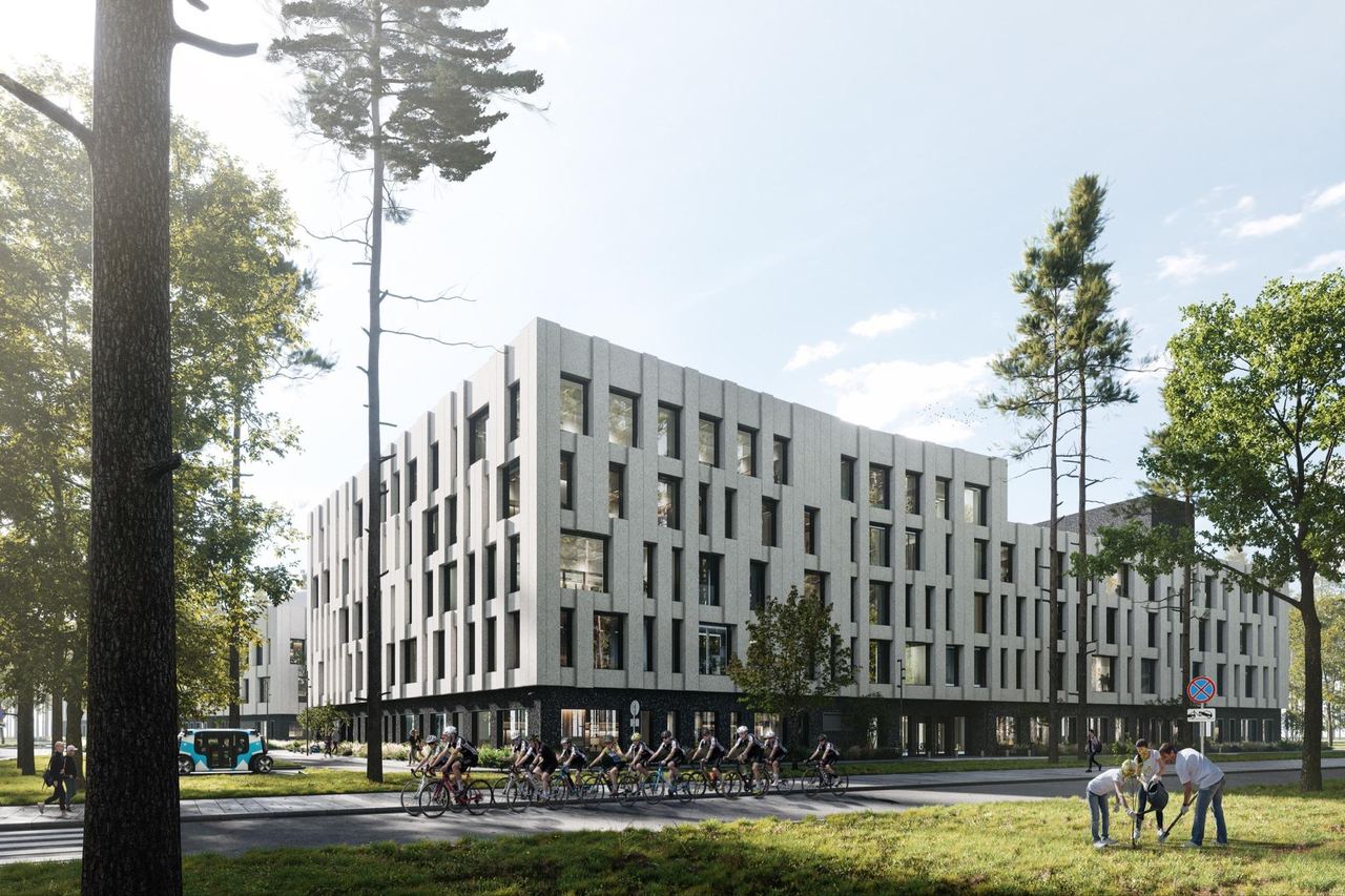 University campus — architectural visualisation by Photoreal3d