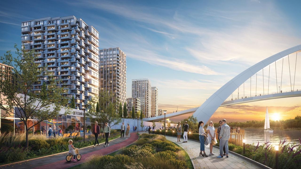 Peninsula Residential District — architectural visualisation by Photoreal3d