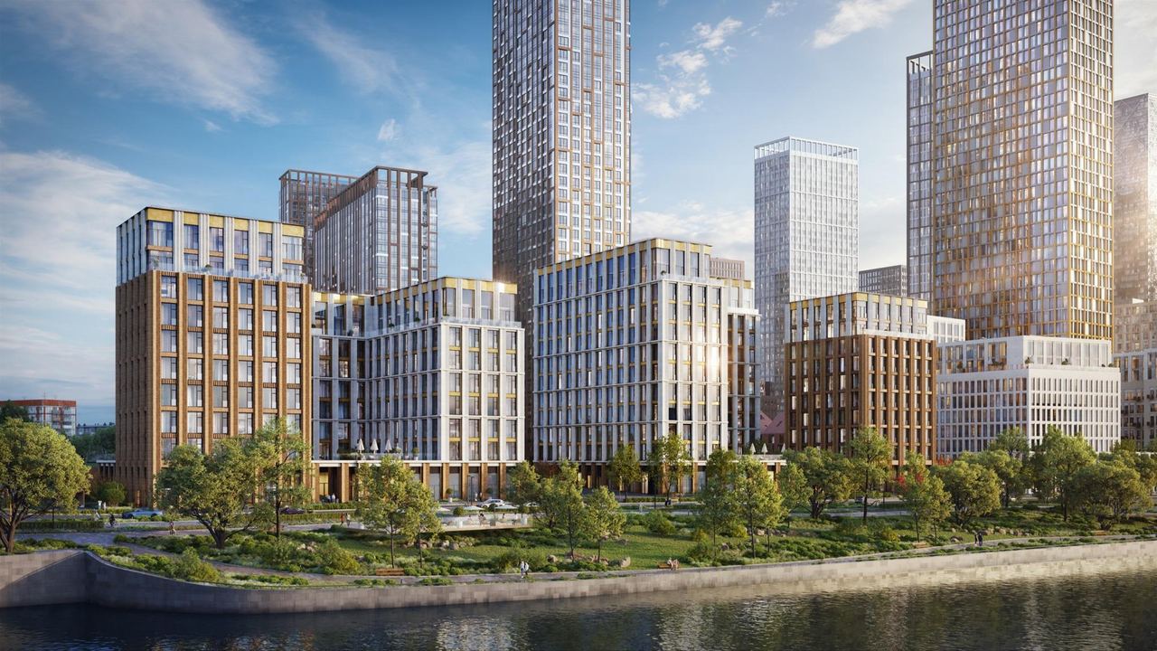 High-rise residential tower — architectural visualisation by Photoreal3d