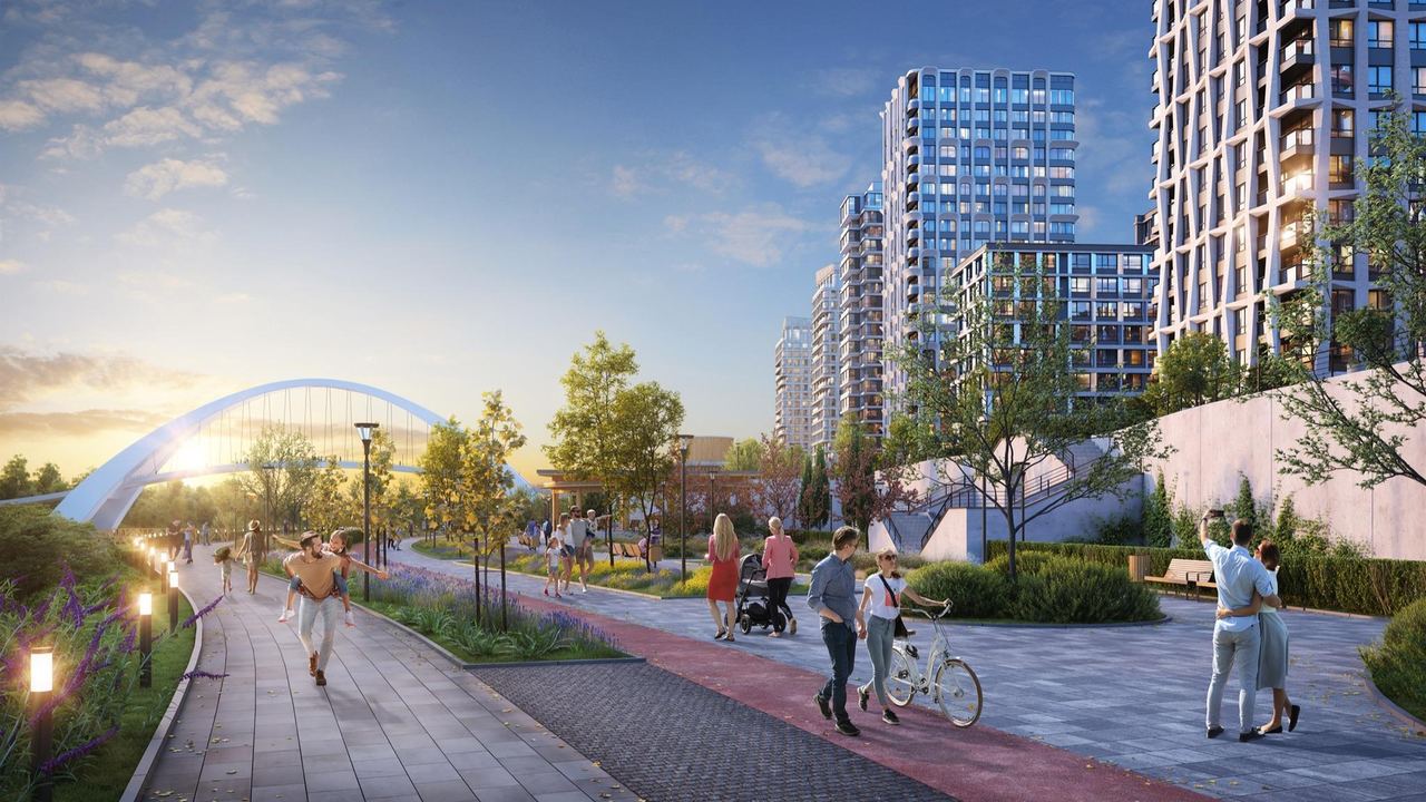 Peninsula Residential District — architectural visualisation by Photoreal3d