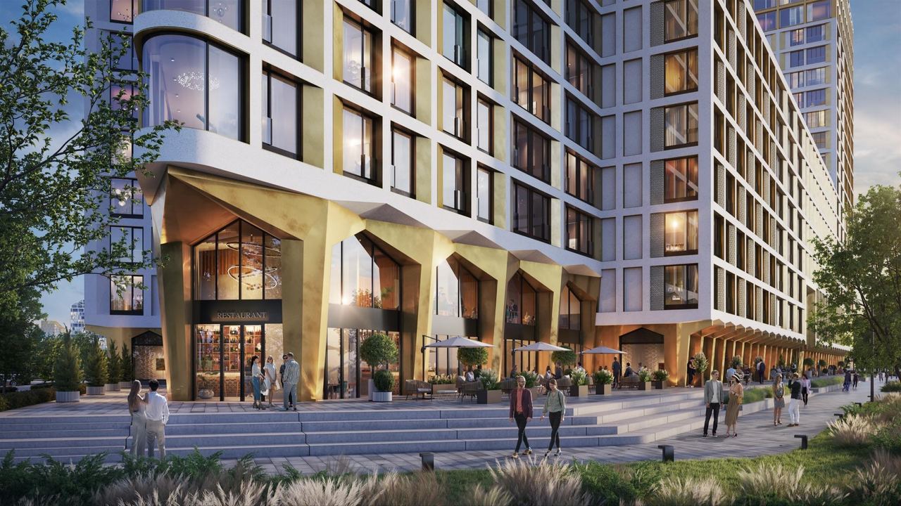 City residential complex — architectural visualisation by Photoreal3d