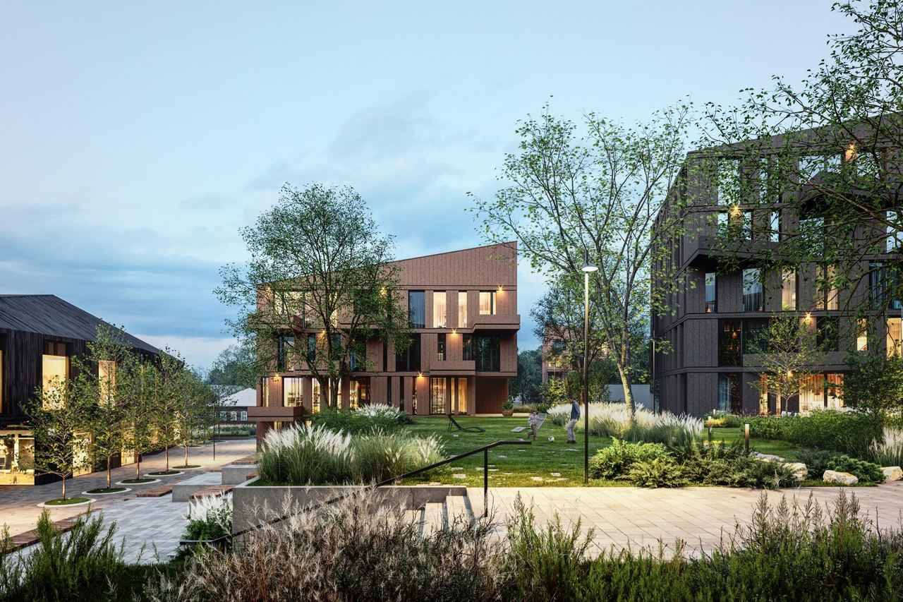 Suburban residential development — architectural visualisation by Photoreal3d