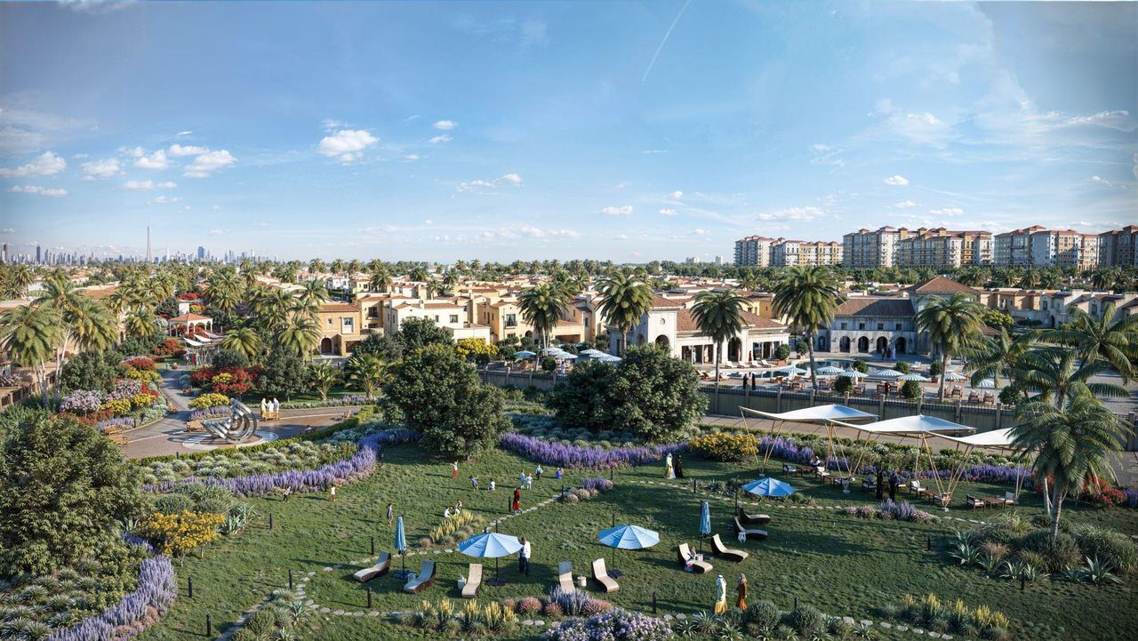 Villa community, Dubai — architectural visualisation by Photoreal3d